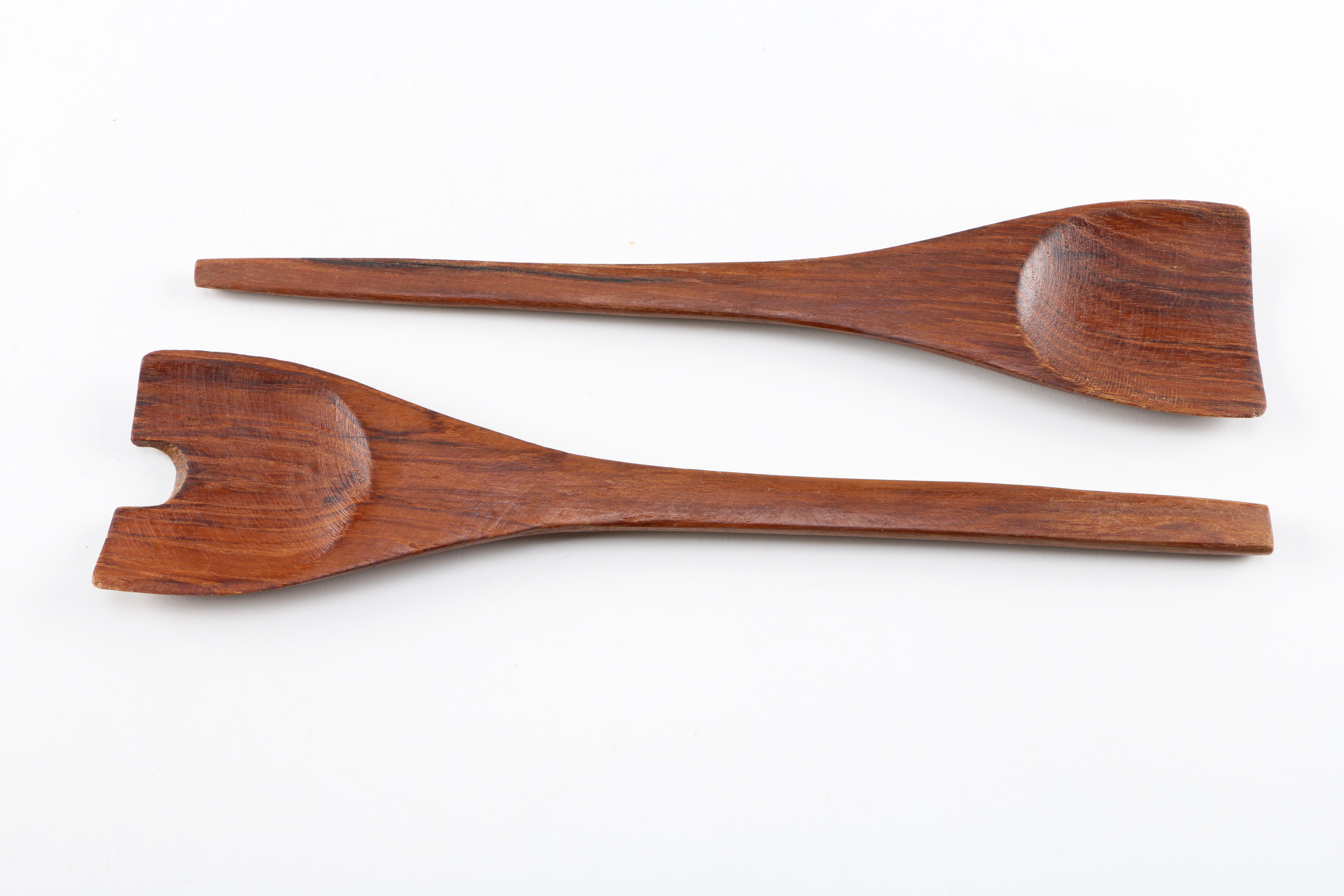 Teak Salad Bowl Set