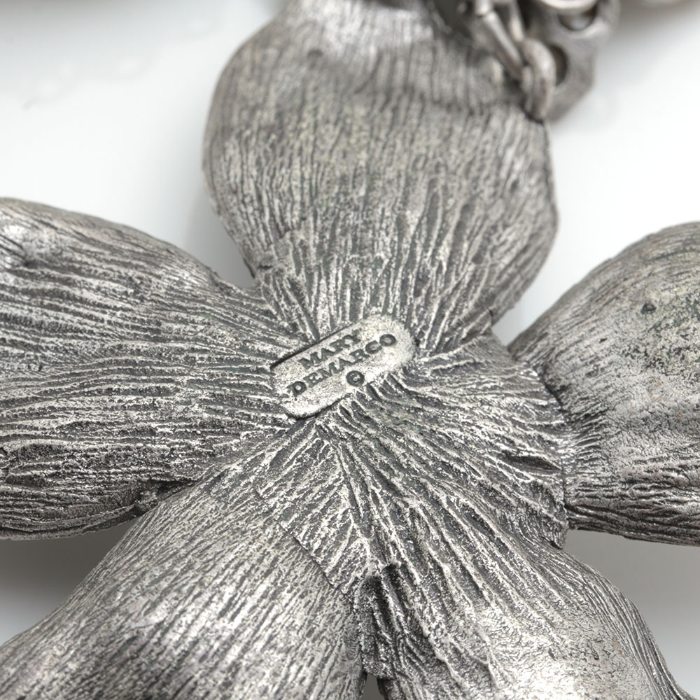 Mary Demarco Silver Tone Blue and Green Stone Bracelet and Necklaces