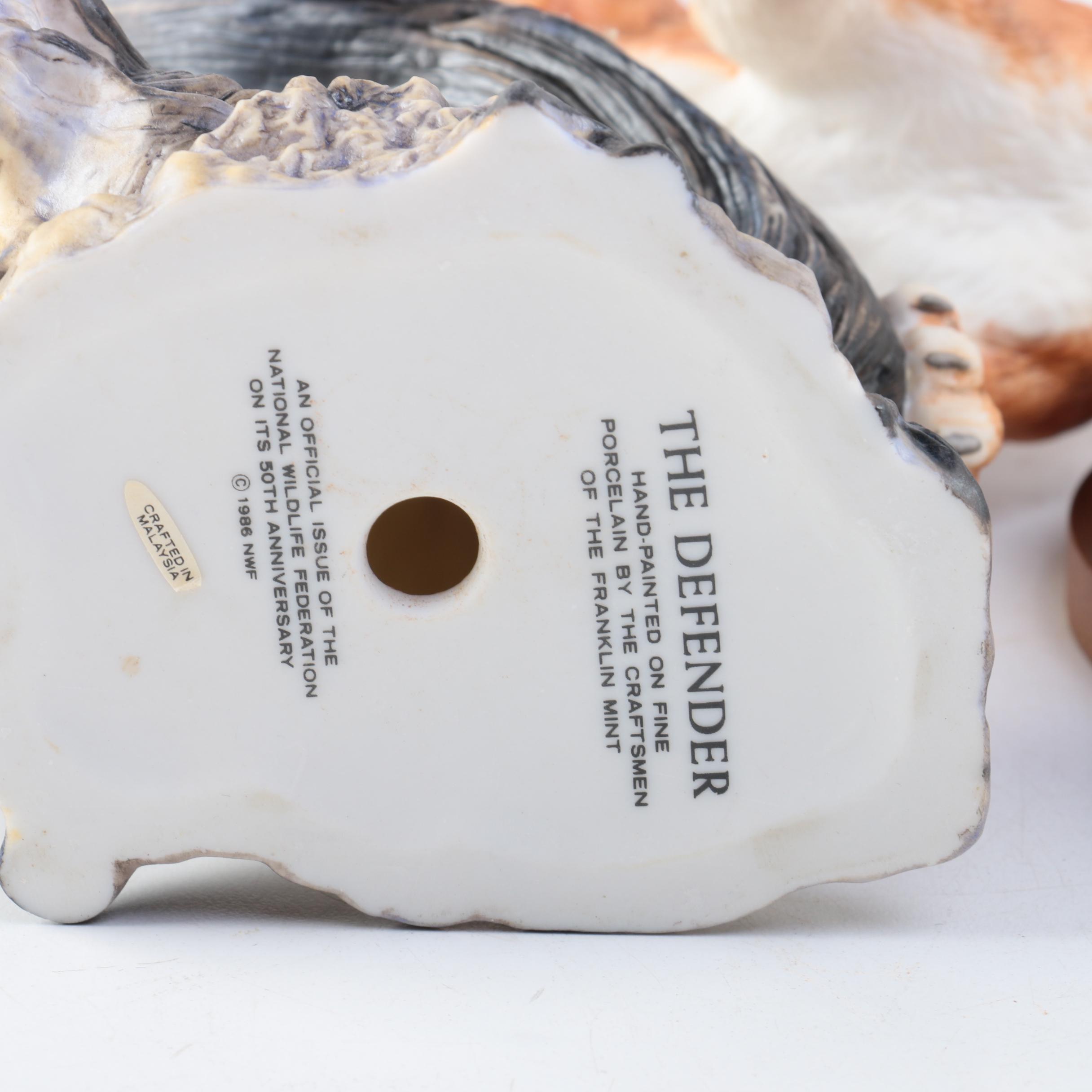 Franklin Mint Porcelain Cougar Figurine