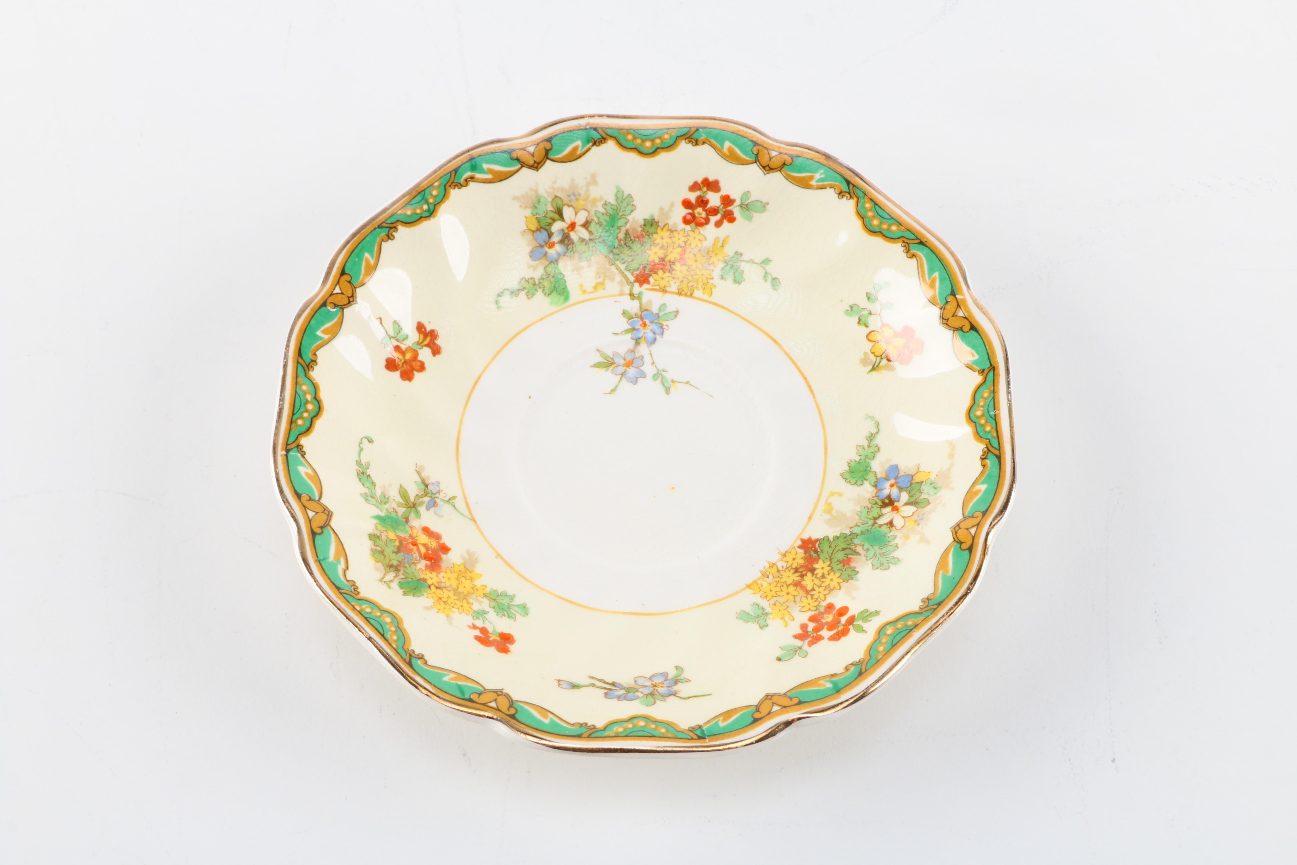 Floral Cups and Saucers Assortment