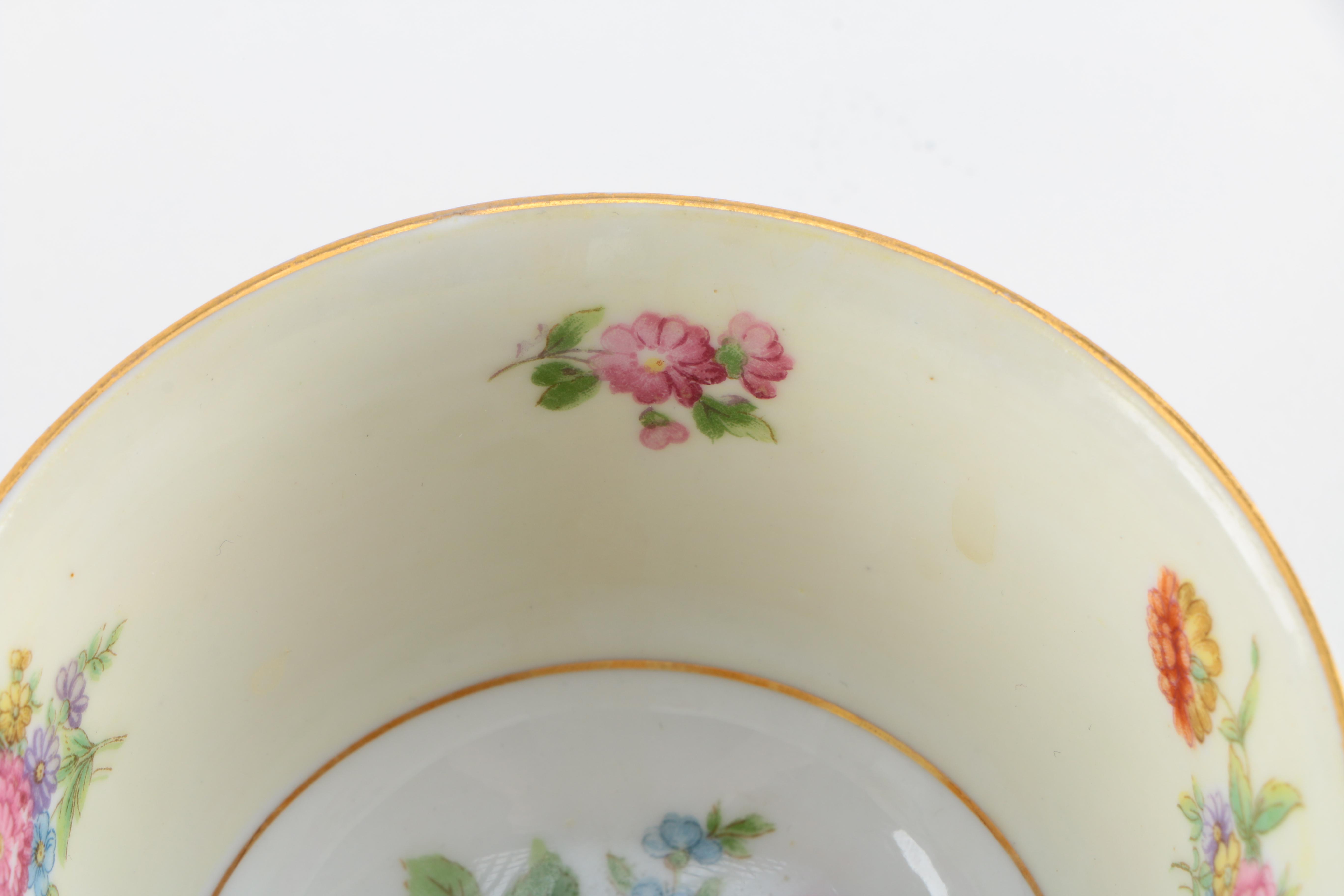 Floral Cups and Saucers Assortment