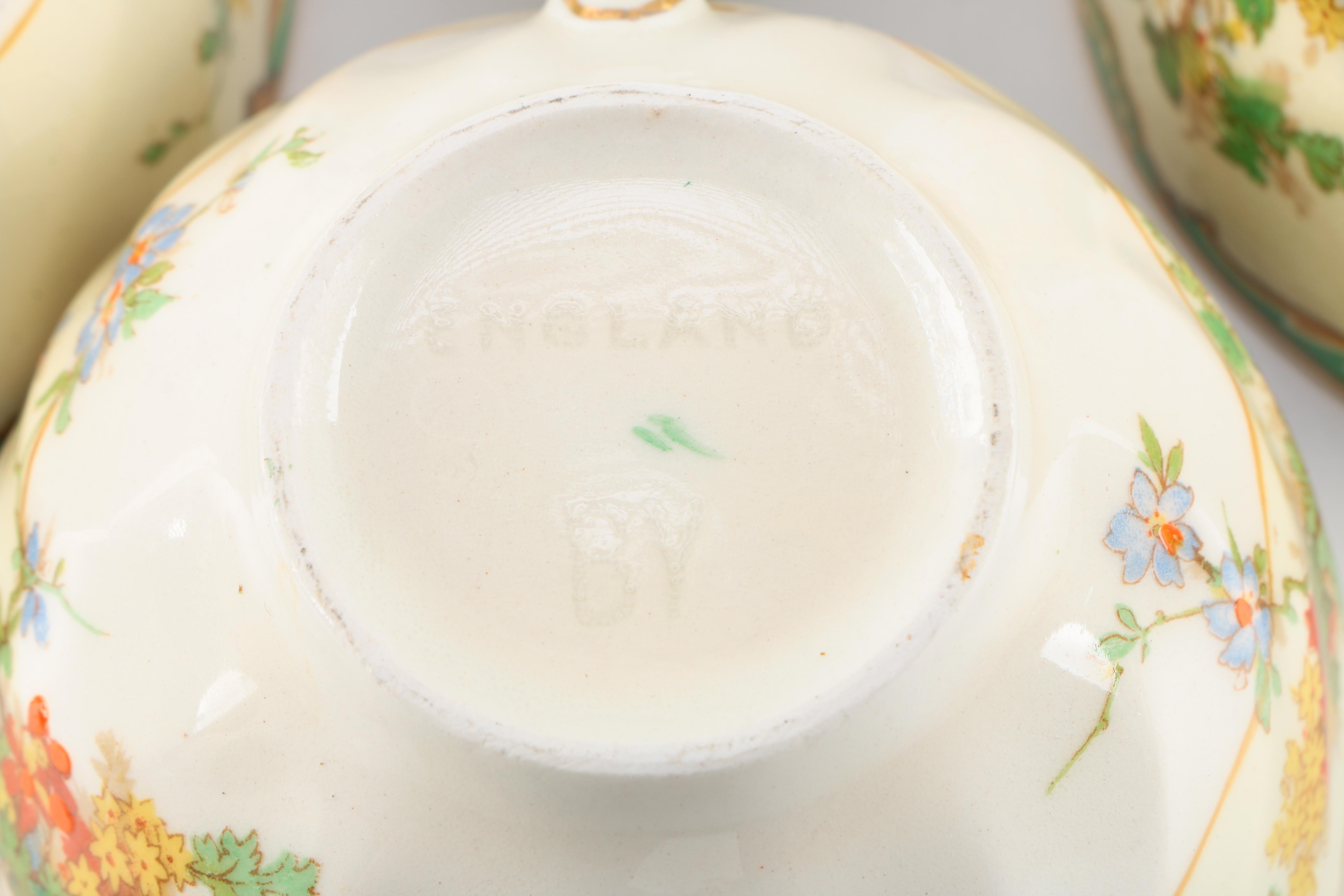 Floral Cups and Saucers Assortment