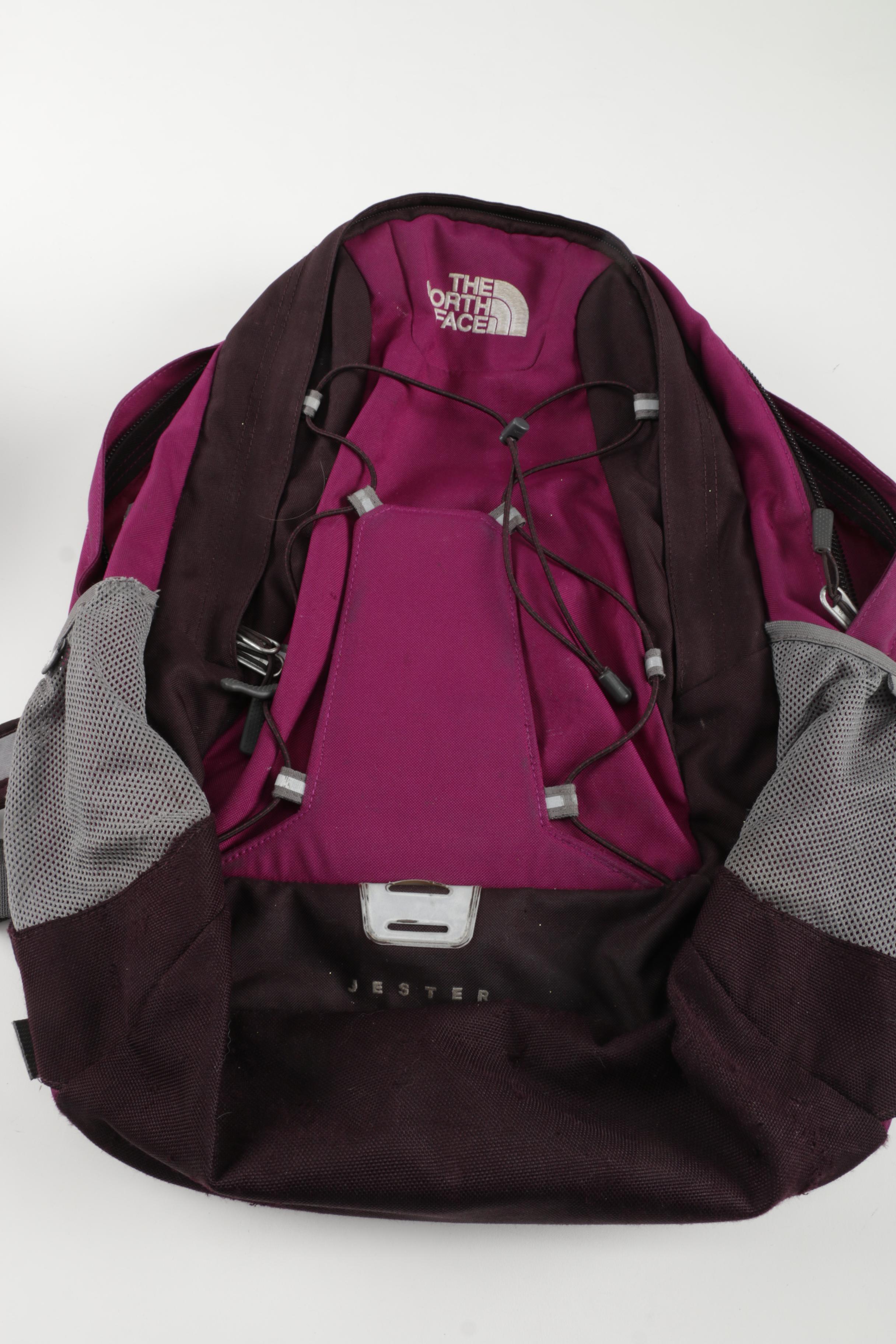 Two Northface Bookbags and Two Assorted Bags
