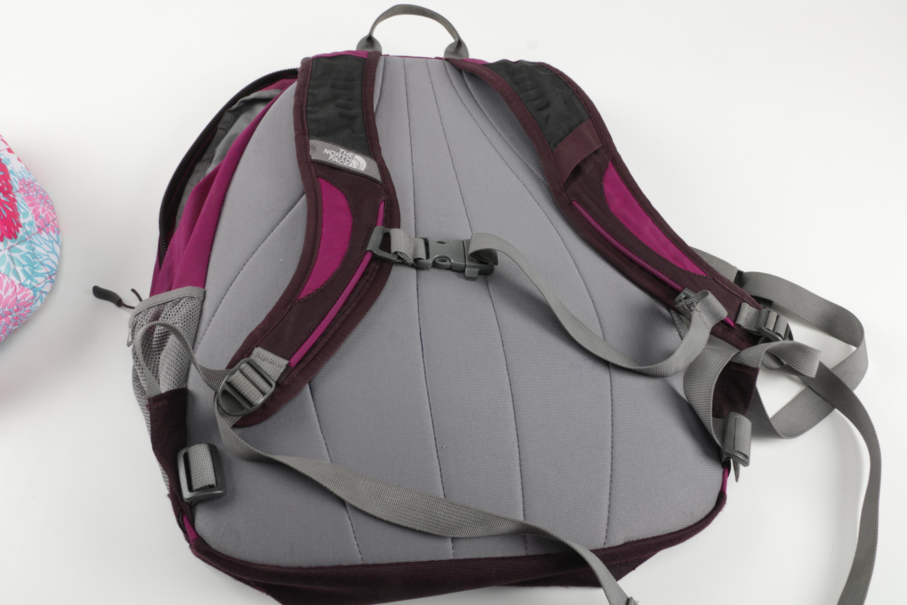 Two Northface Bookbags and Two Assorted Bags