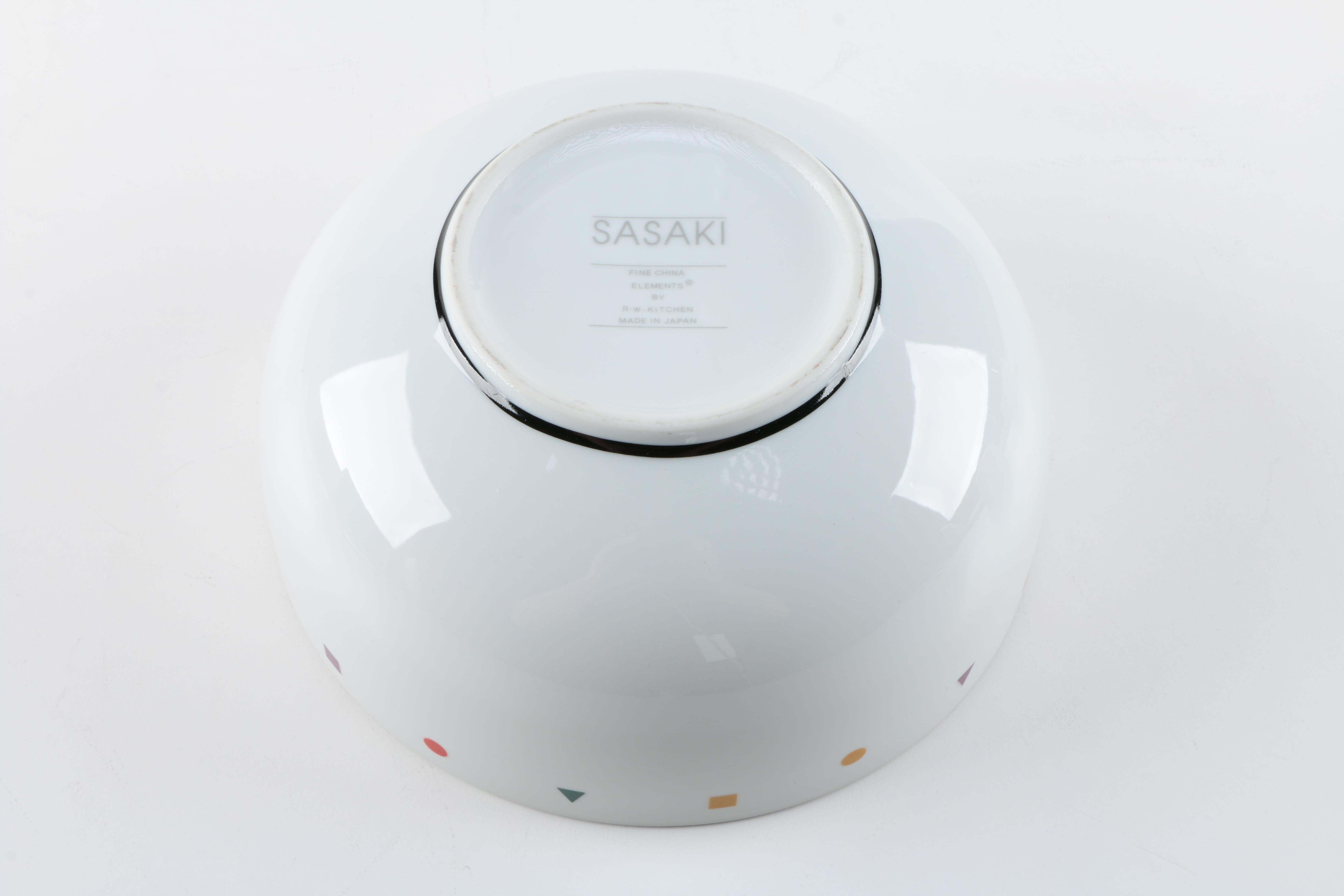 "Sasaki" Chinaware Assortment by R.W. Kitchen