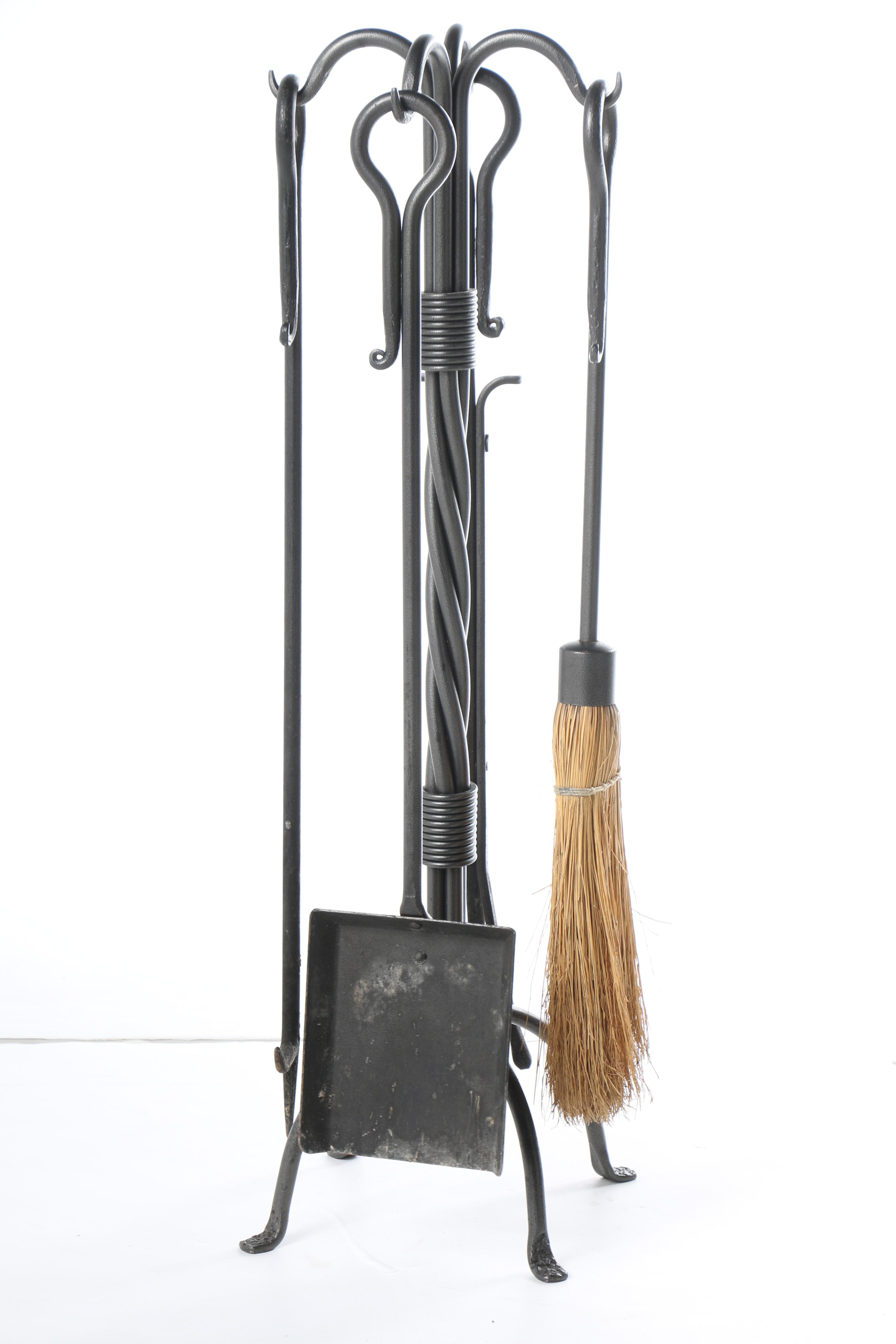 Cast Iron Fireplace Tool Set