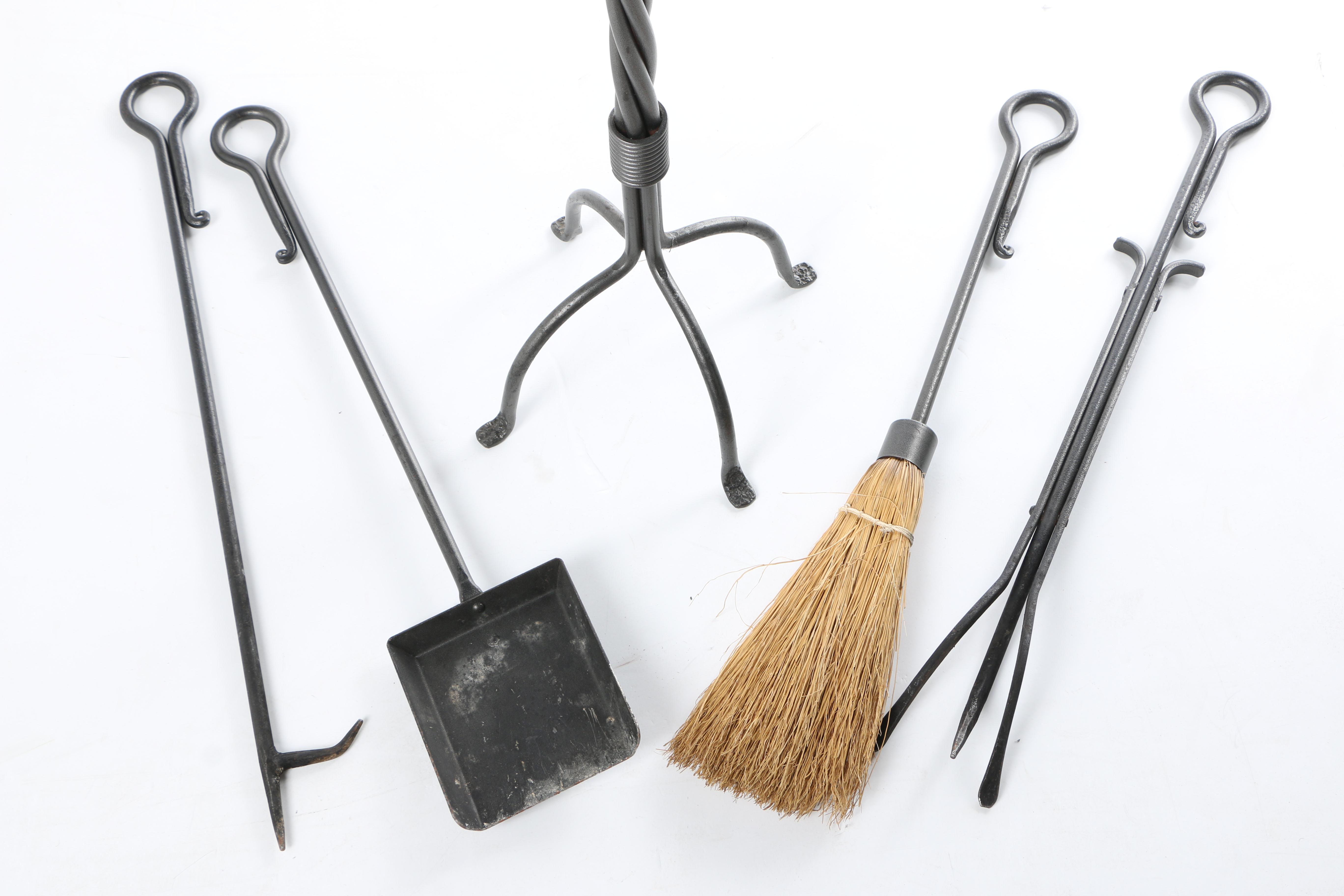 Cast Iron Fireplace Tool Set