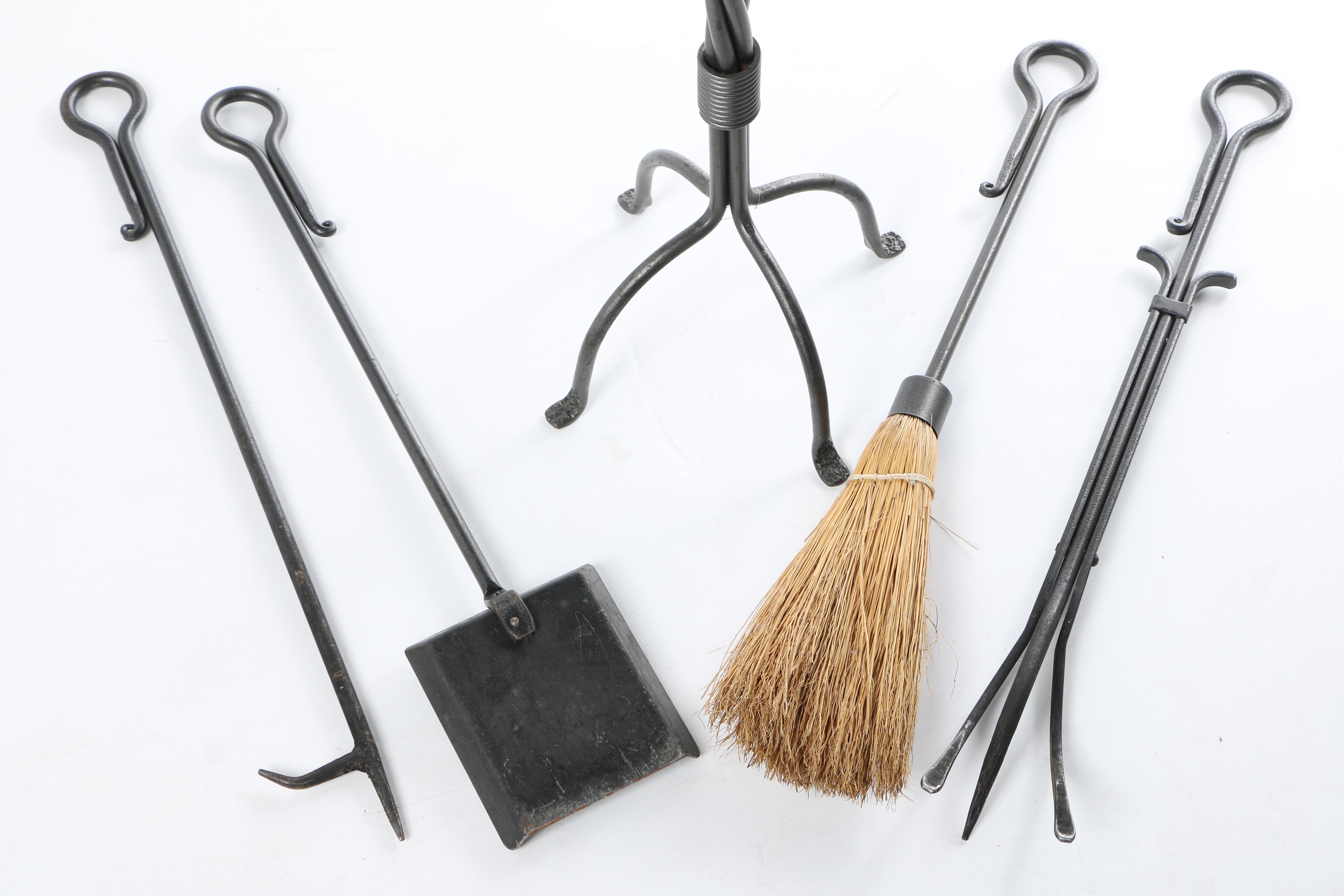 Cast Iron Fireplace Tool Set