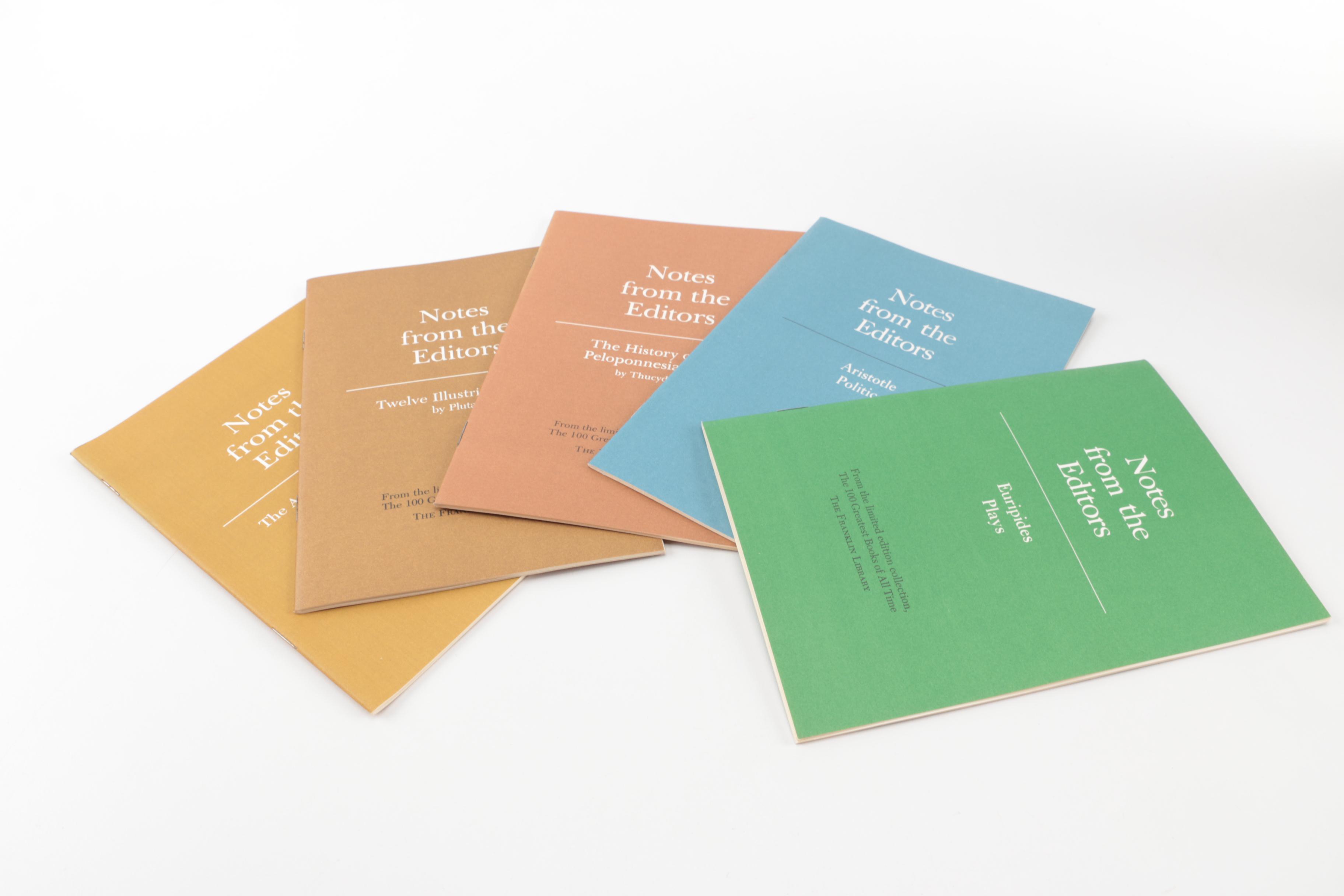 Franklin Library "100 Greatest Books of All Time" Books