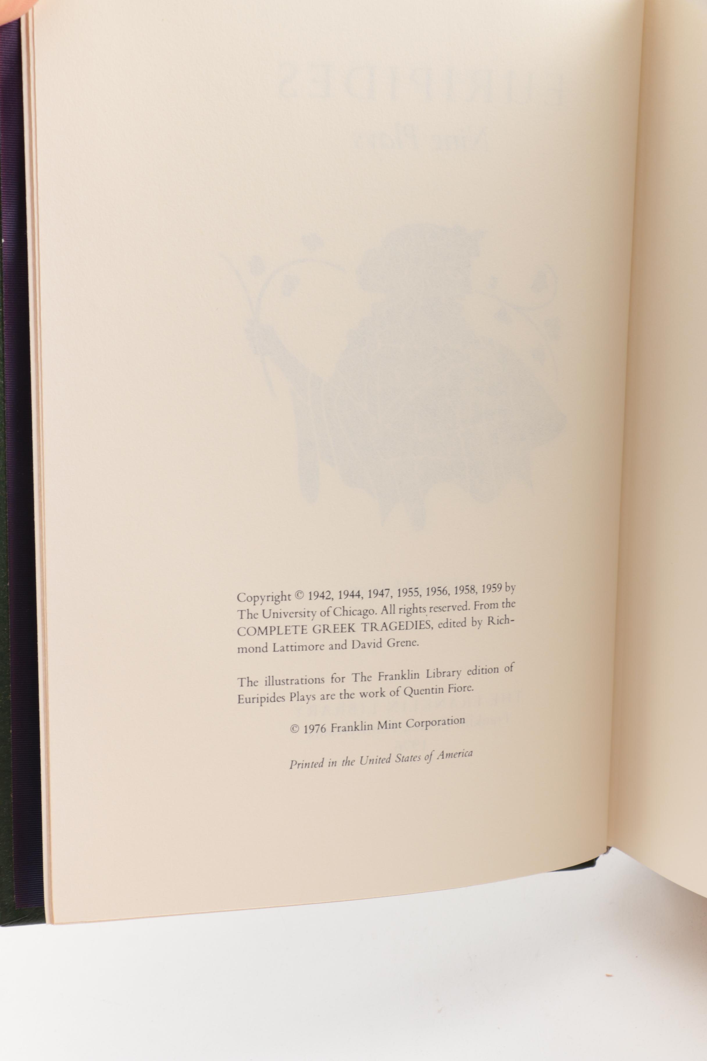 Franklin Library "100 Greatest Books of All Time" Books