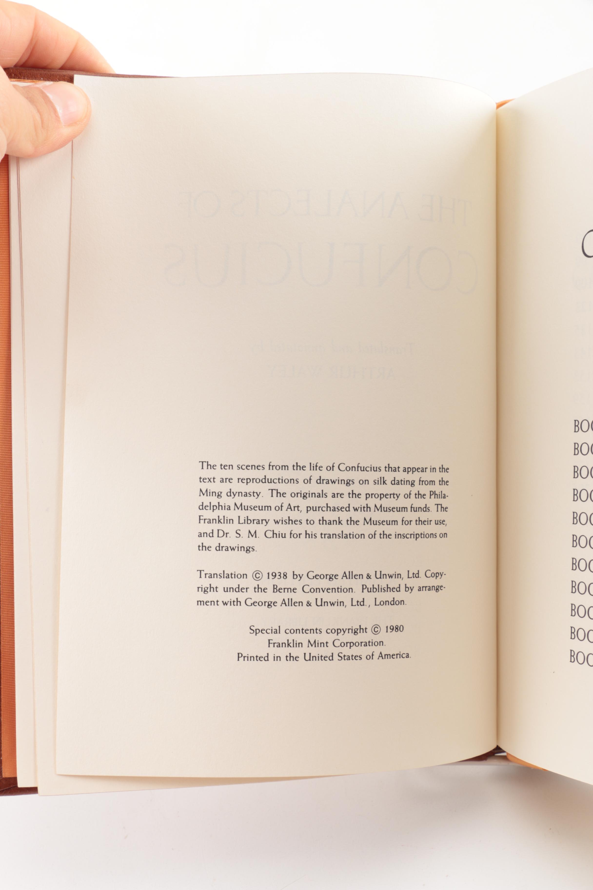 Franklin Library "100 Greatest Books of All Time" Books