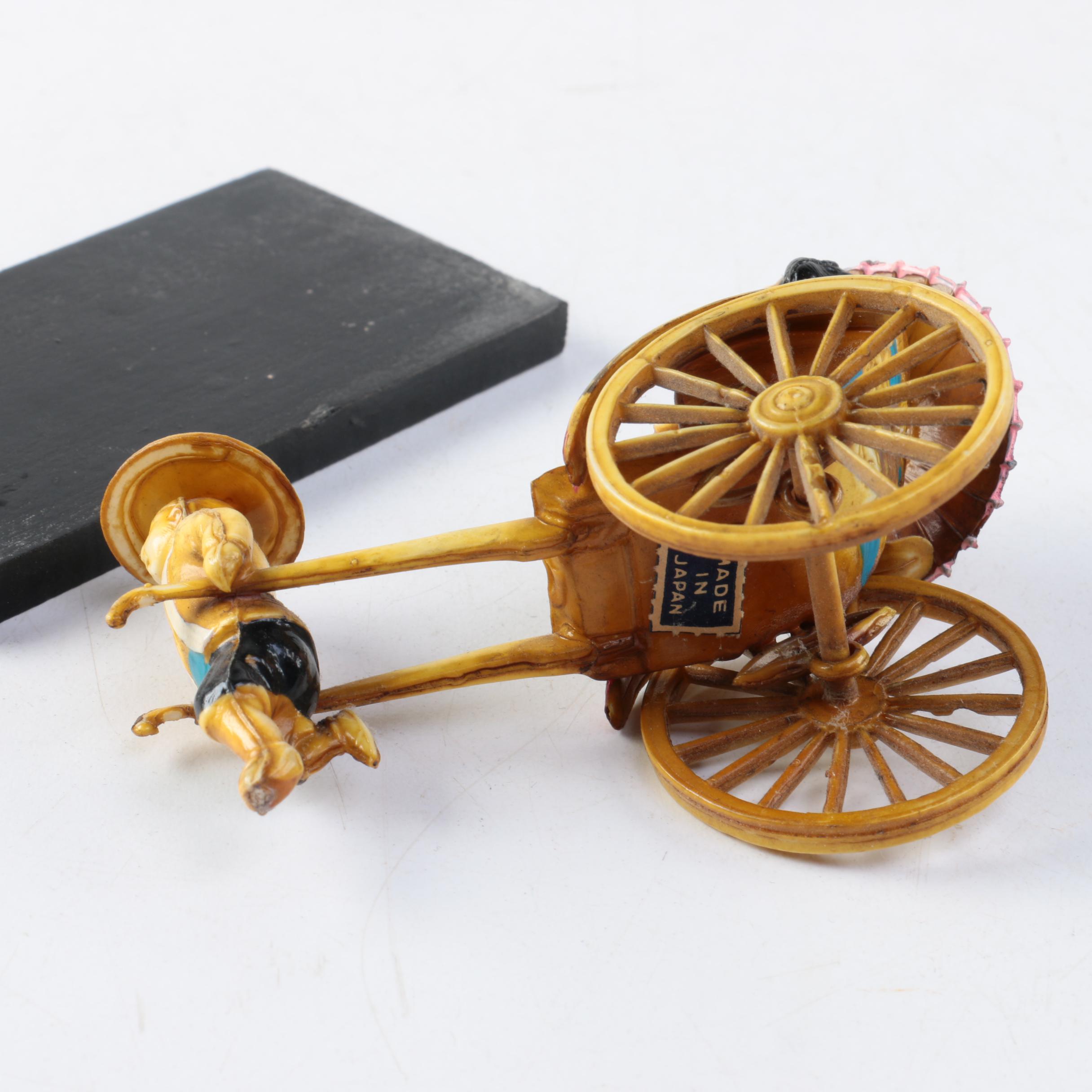 Vintage Japanese Trolley Cart Figurine