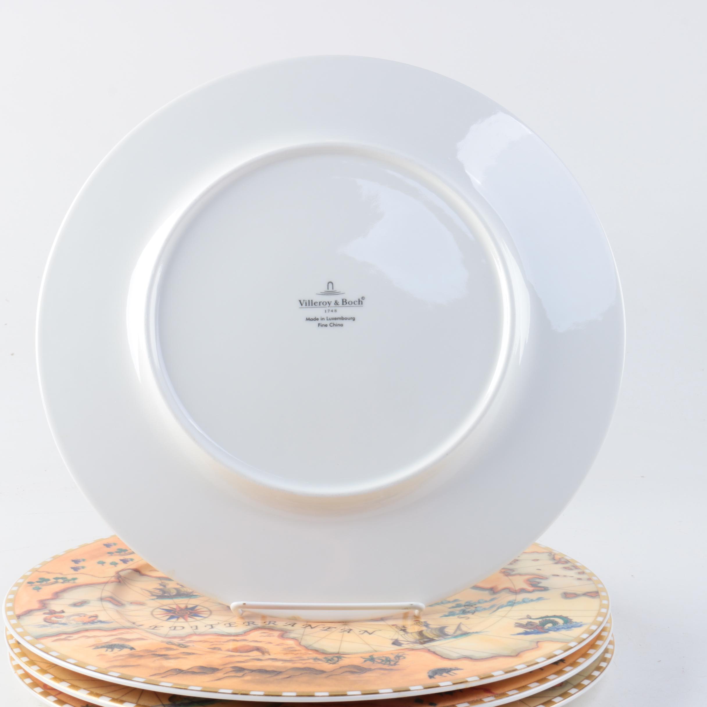 Villeroy & Boch "Journeys of Crystal Cruises" Plates