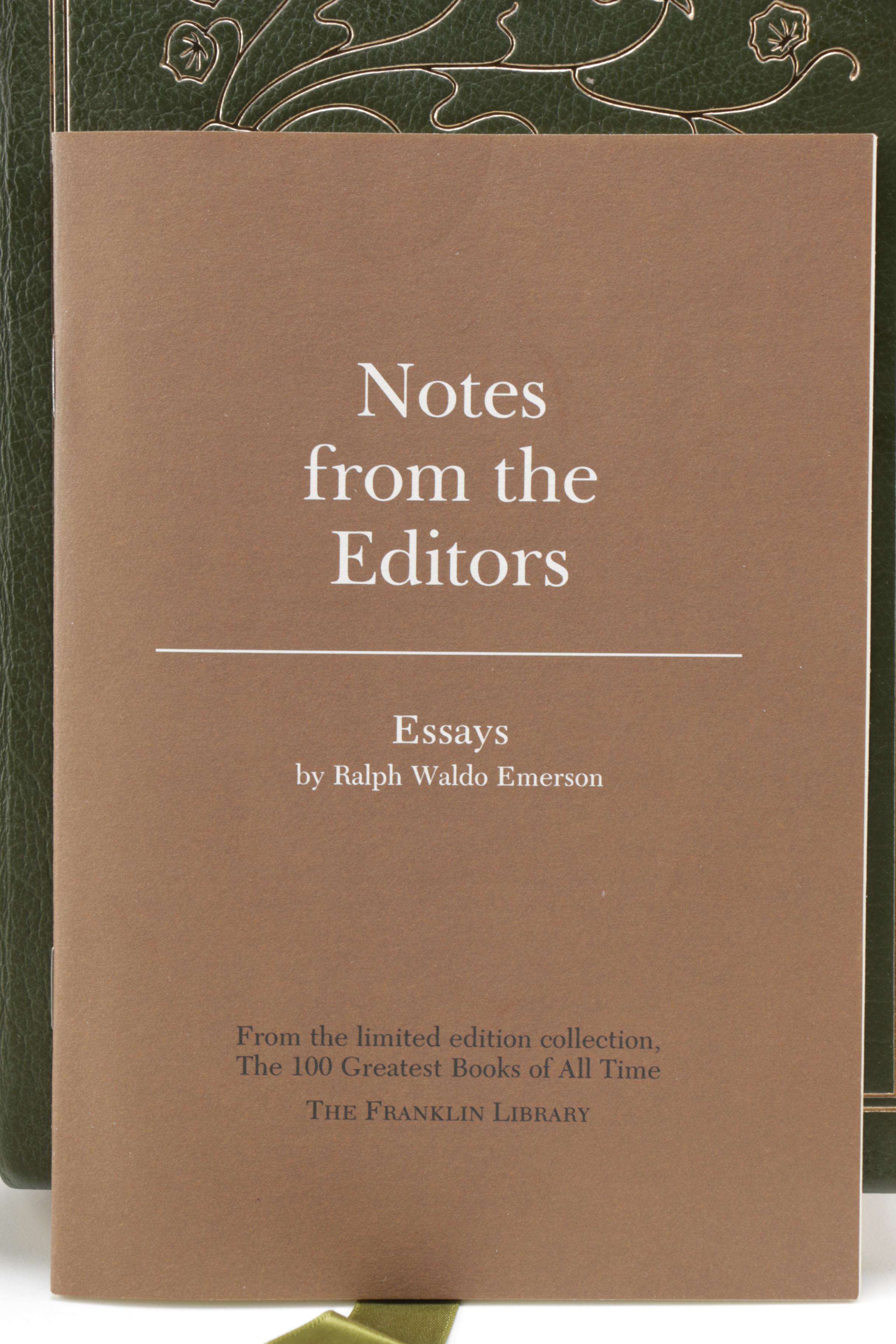 Franklin Library "100 Greatest Books of All Time" Books Including Whitman