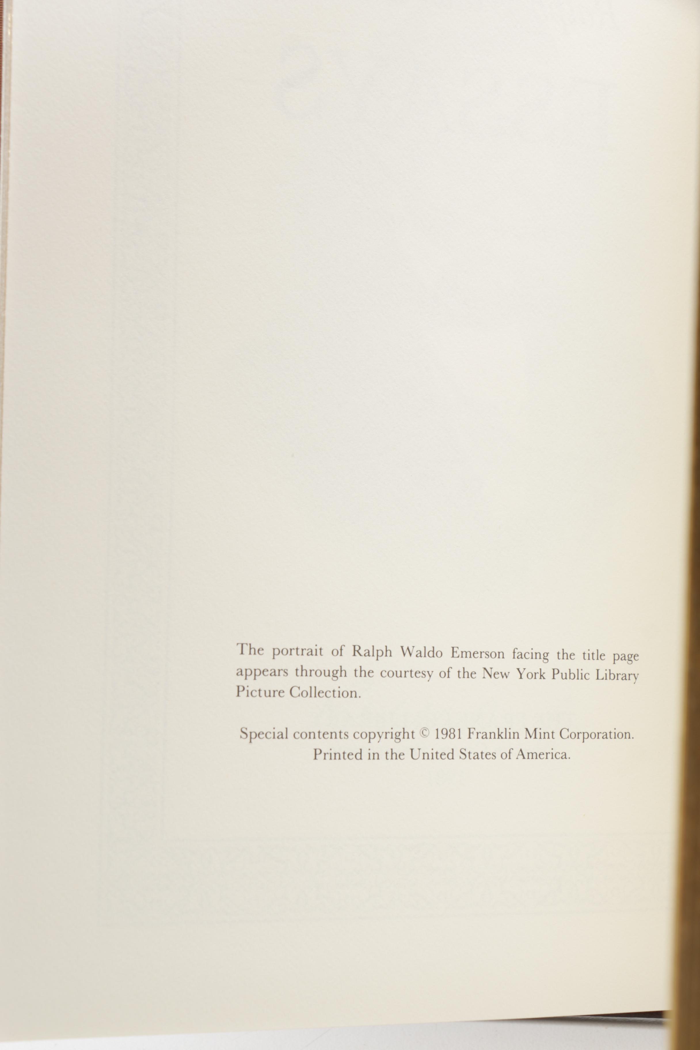 Franklin Library "100 Greatest Books of All Time" Books Including Whitman