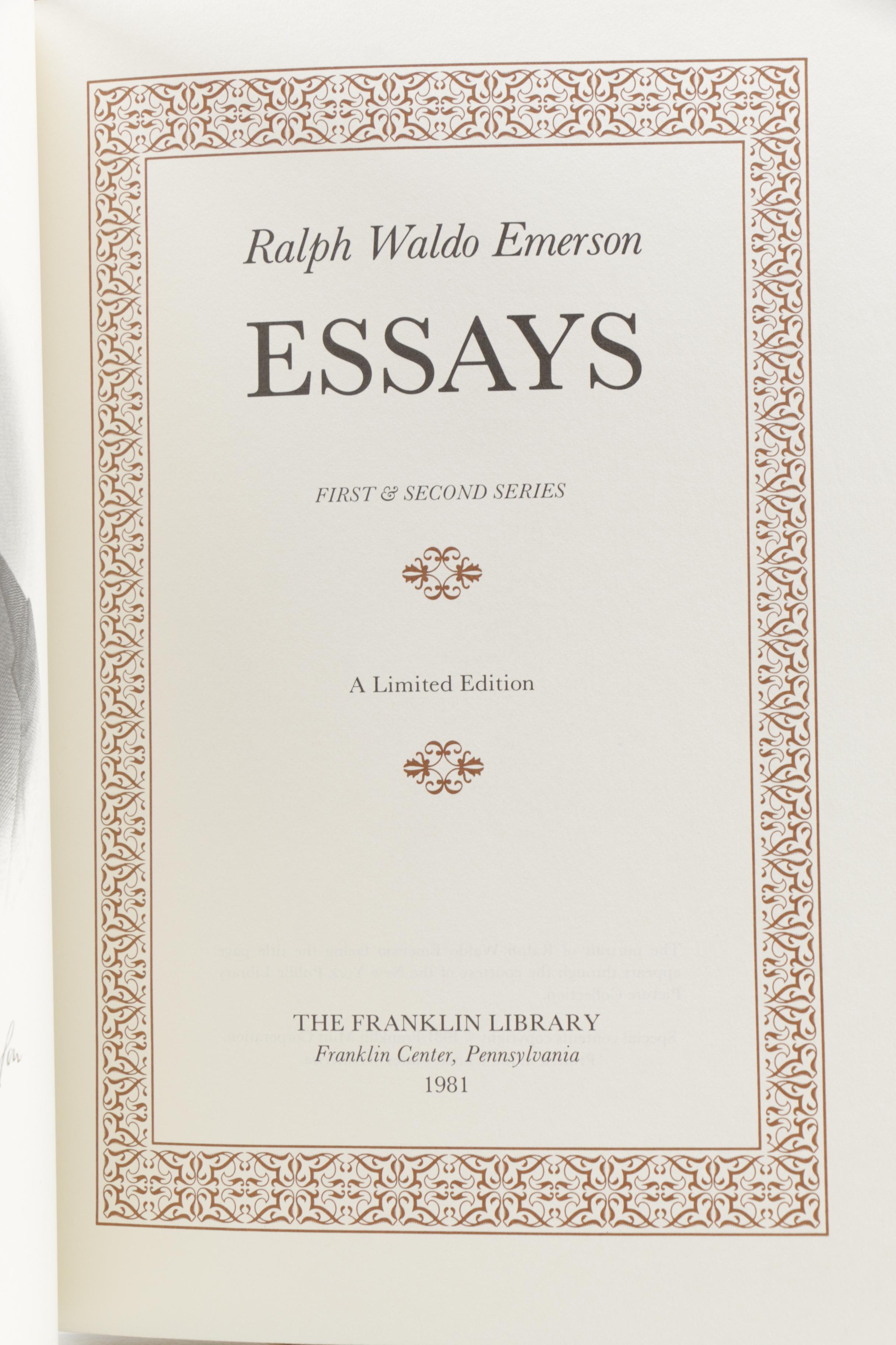 Franklin Library "100 Greatest Books of All Time" Books Including Whitman