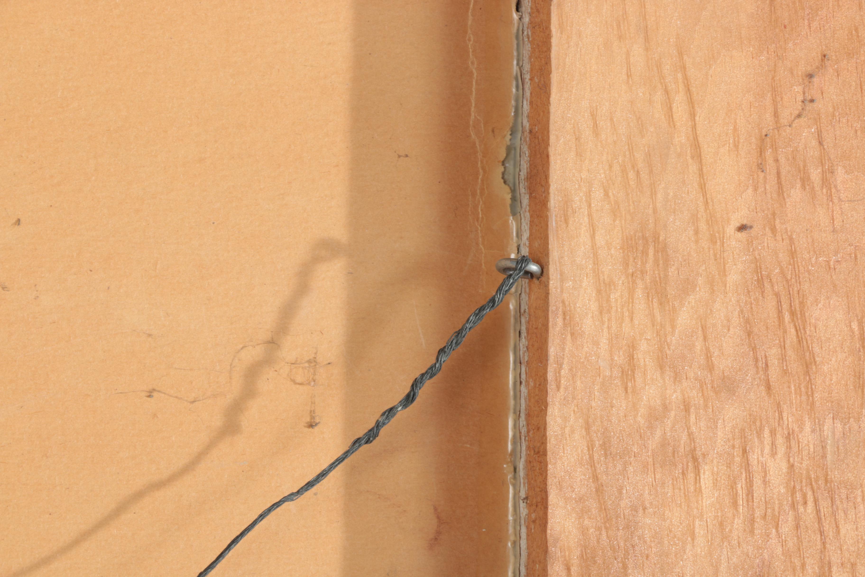 Albert Michel 1963 Abstract Oil Painting on Hardboard