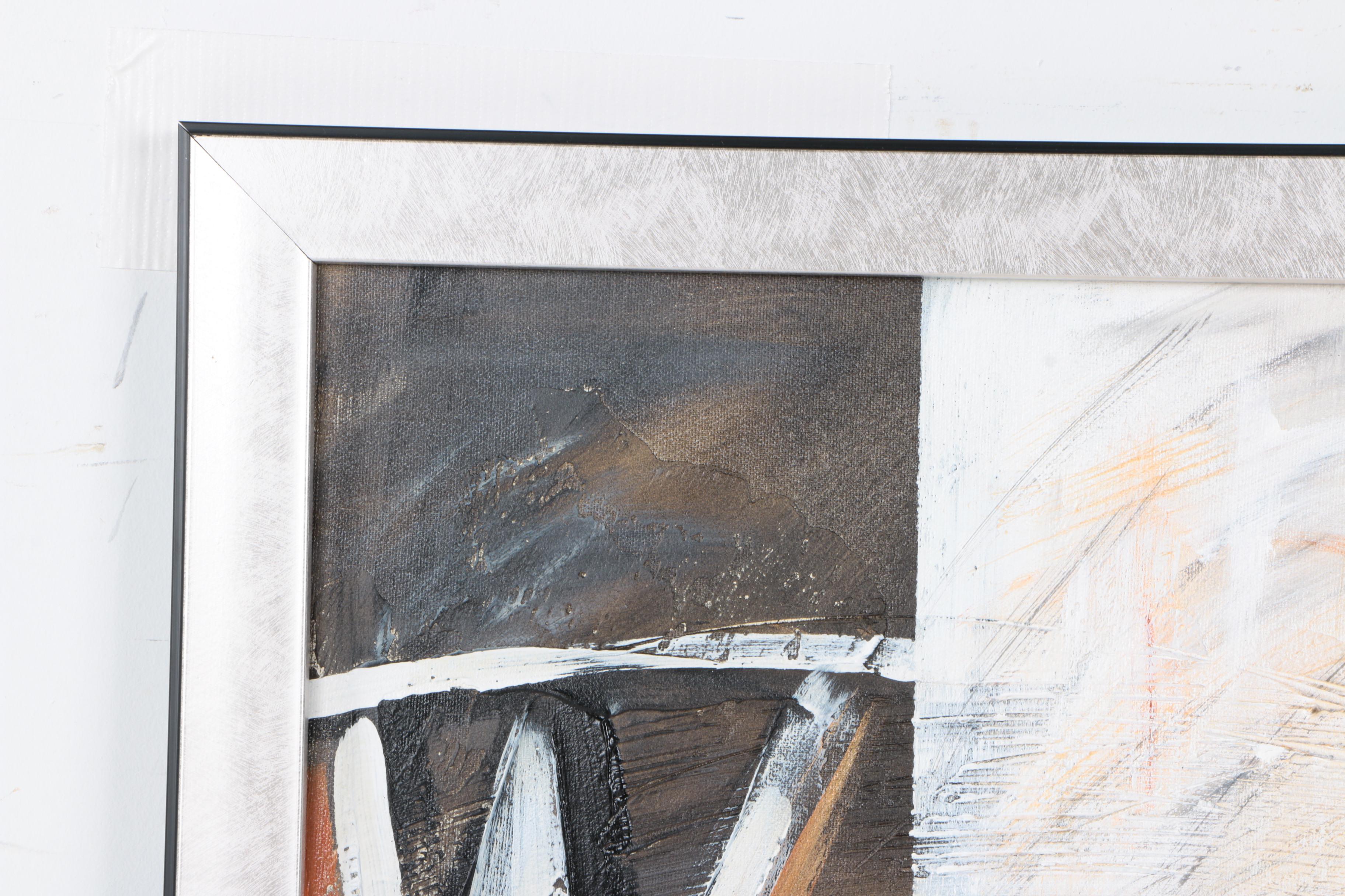 Max Abstract Acrylic Painting on Canvas