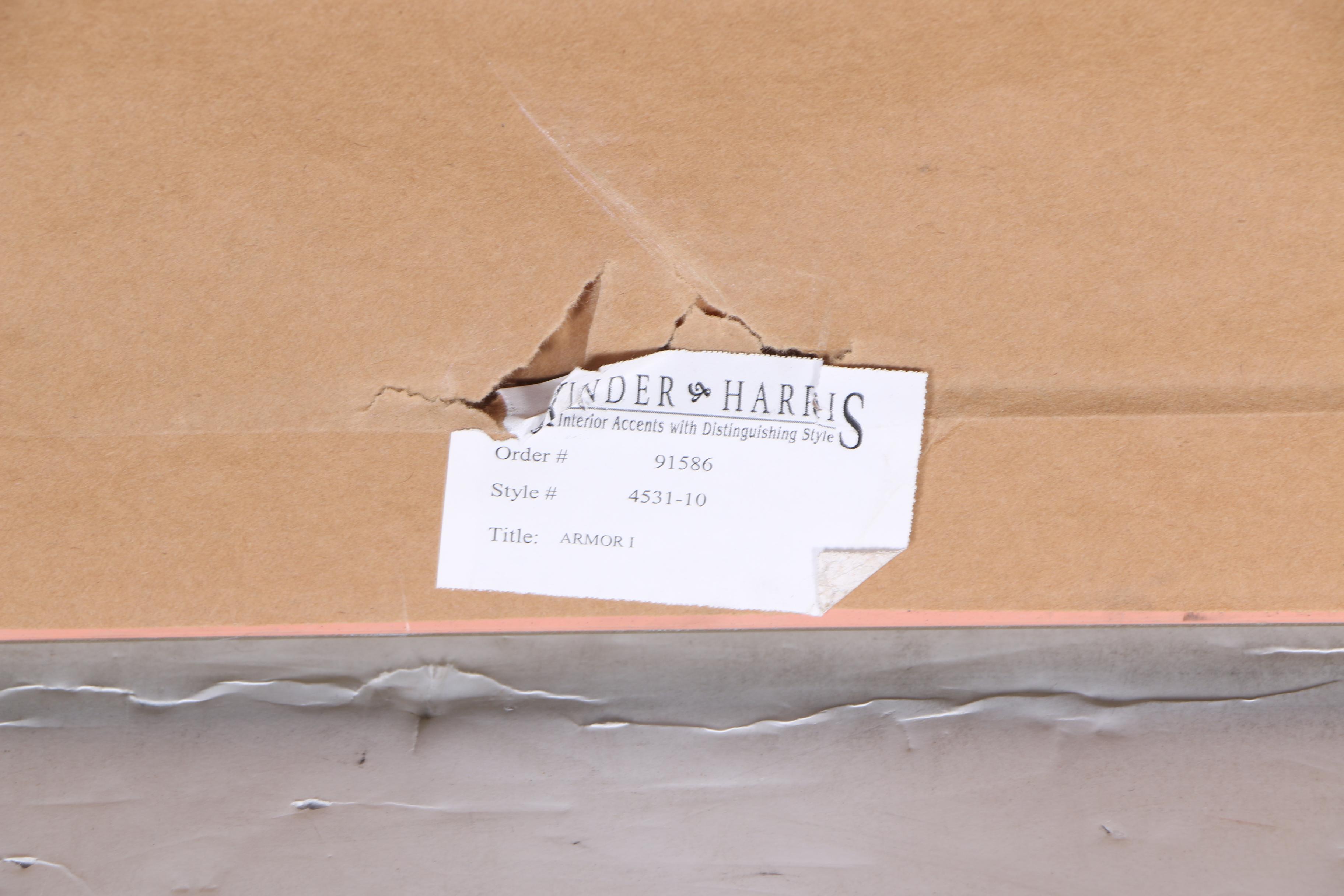 Kinder Harris Mixed Media Wall Decor "Armor I"