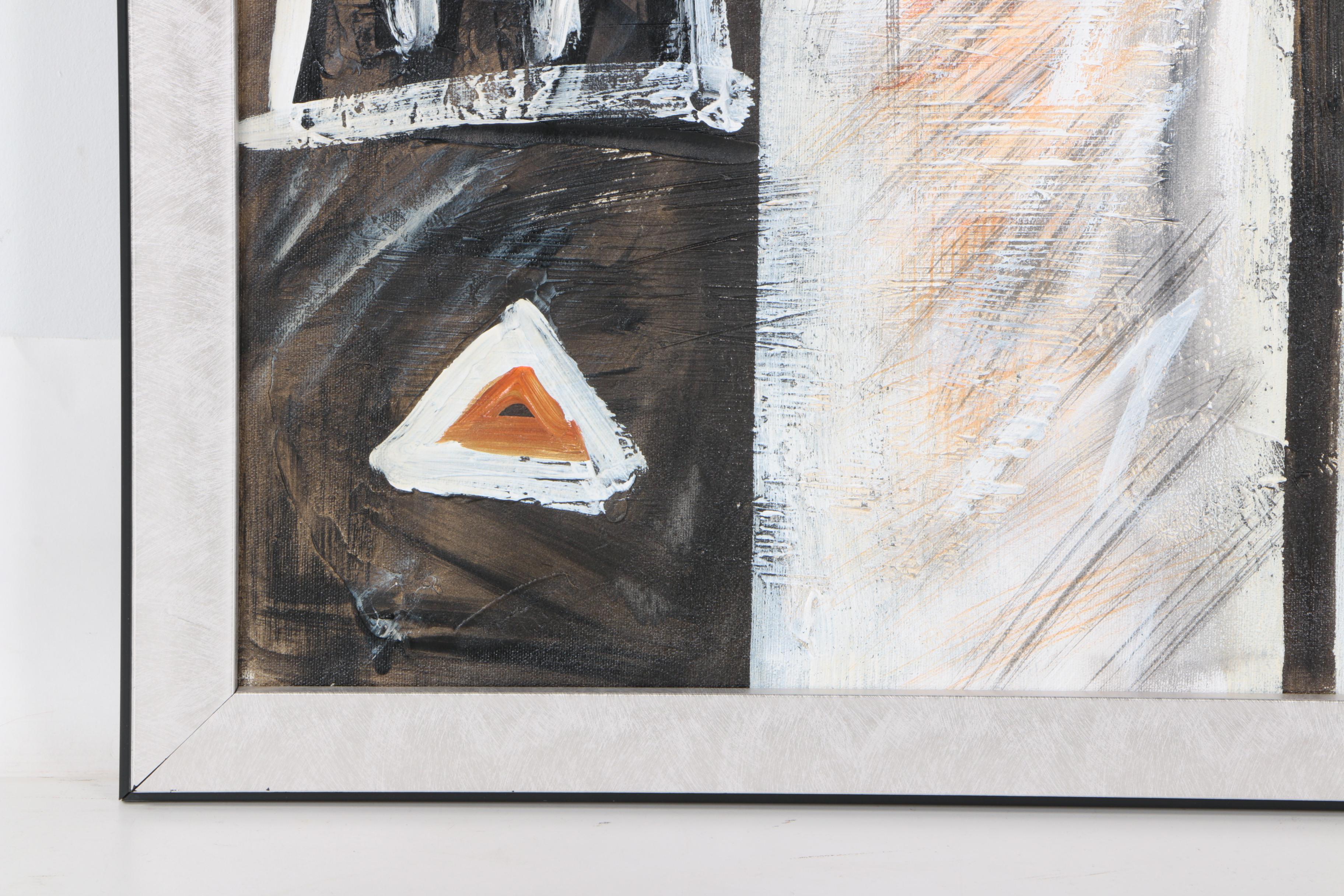 Max Abstract Acrylic Painting on Canvas