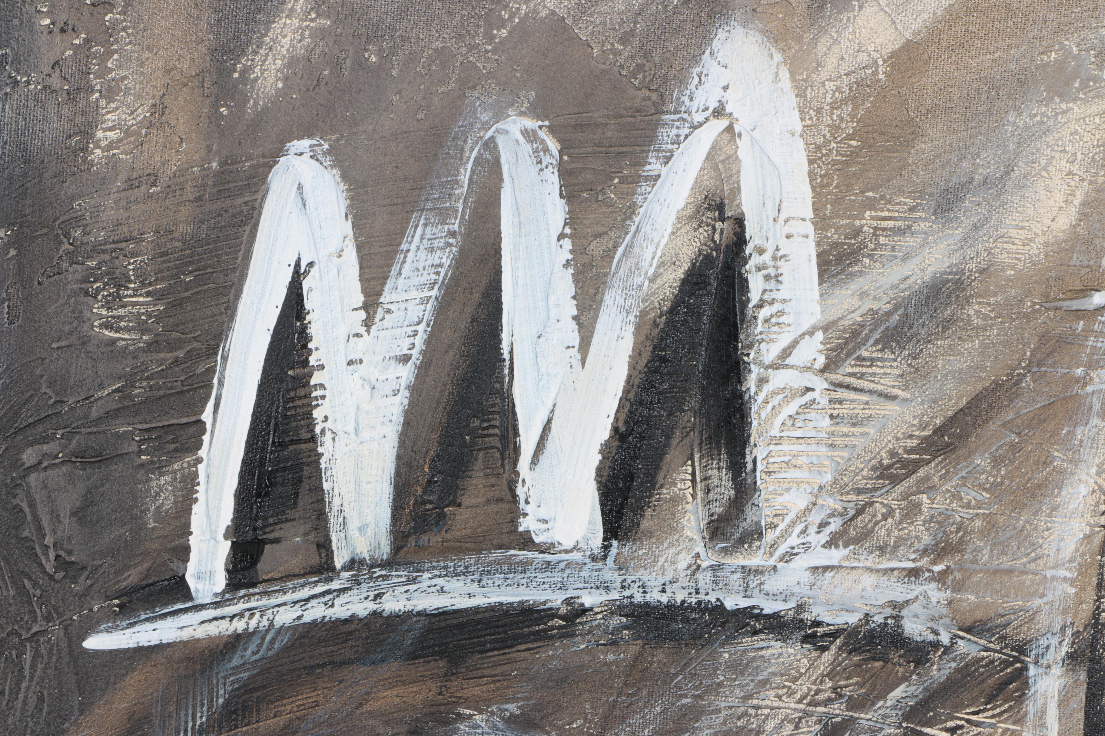 Max Abstract Acrylic Painting on Canvas