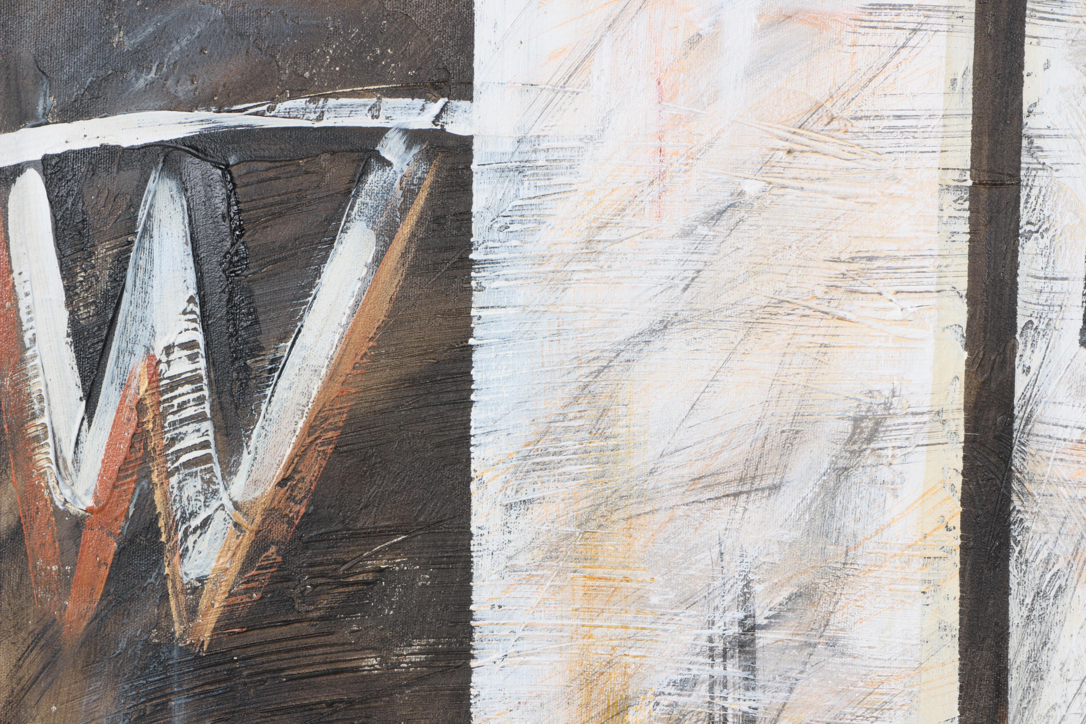 Max Abstract Acrylic Painting on Canvas