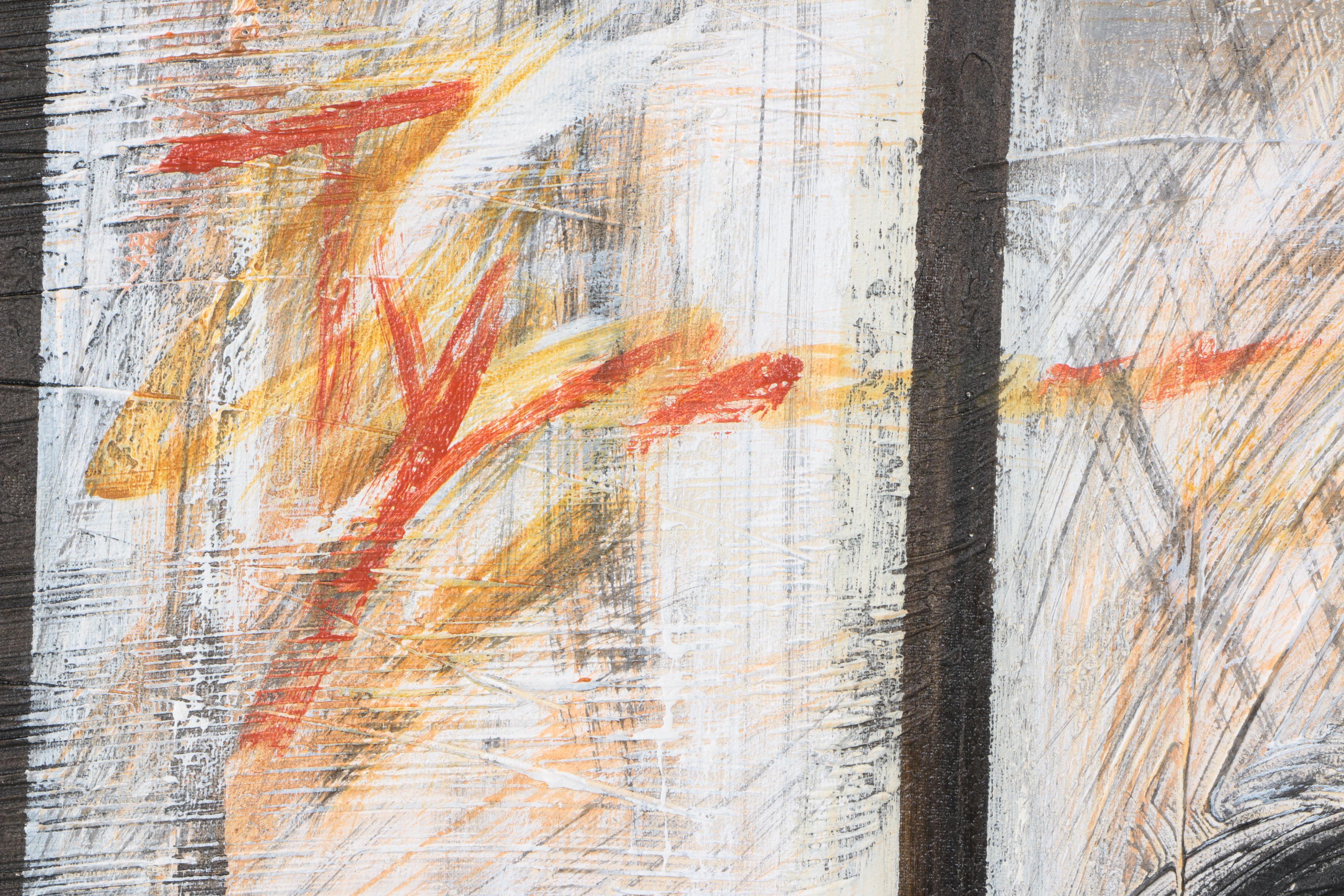 Max Abstract Acrylic Painting on Canvas