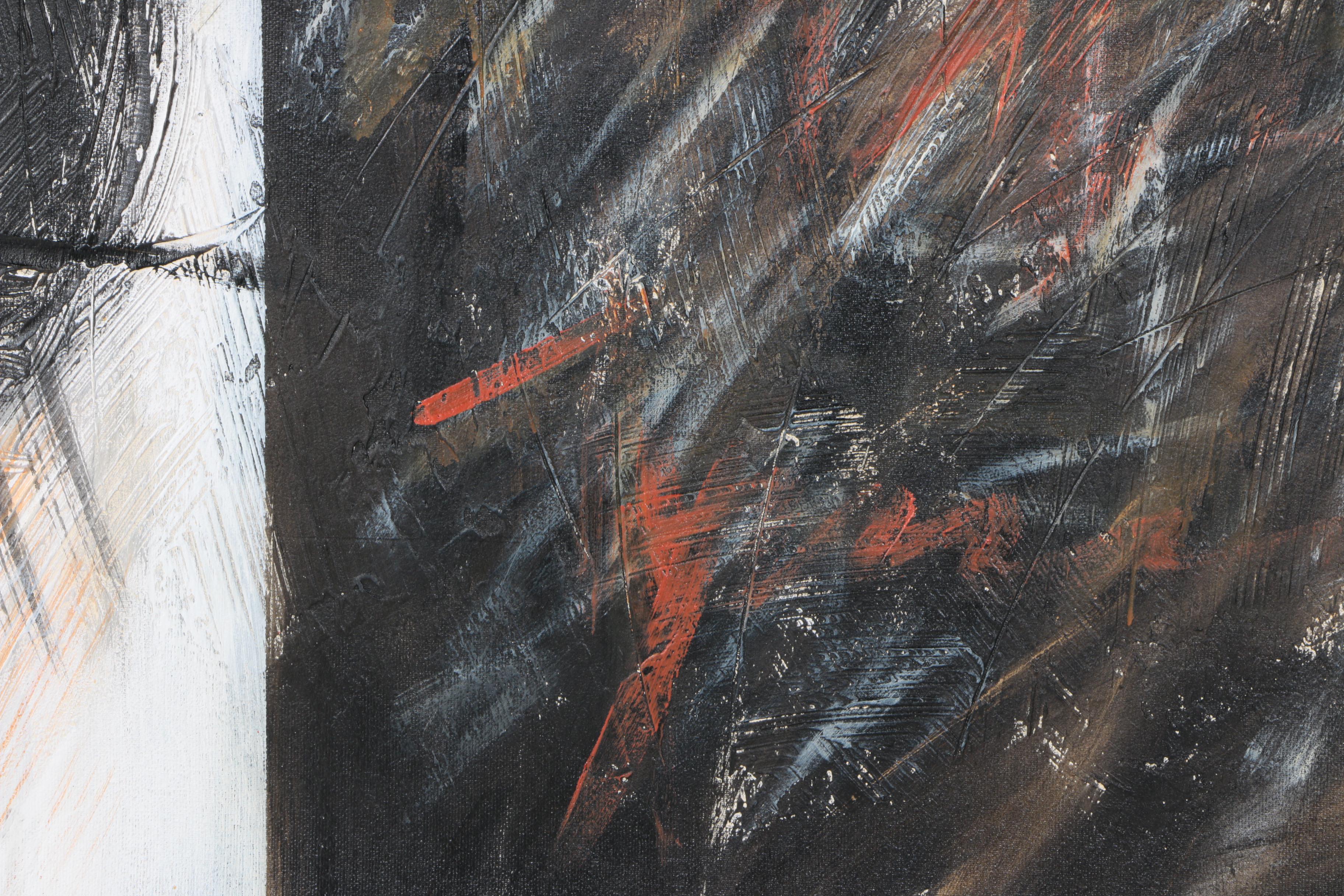 Max Abstract Acrylic Painting on Canvas