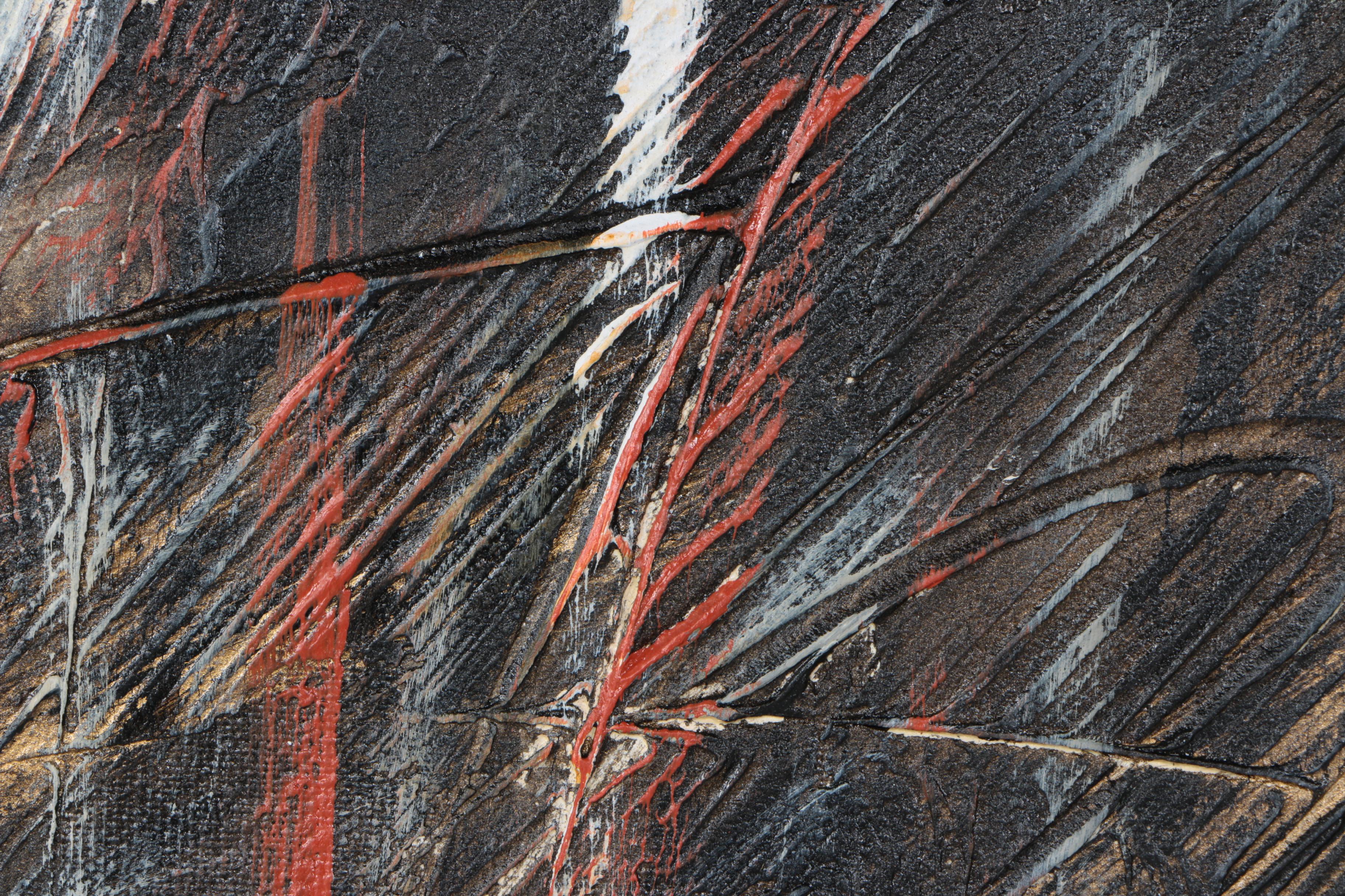 Max Abstract Acrylic Painting on Canvas