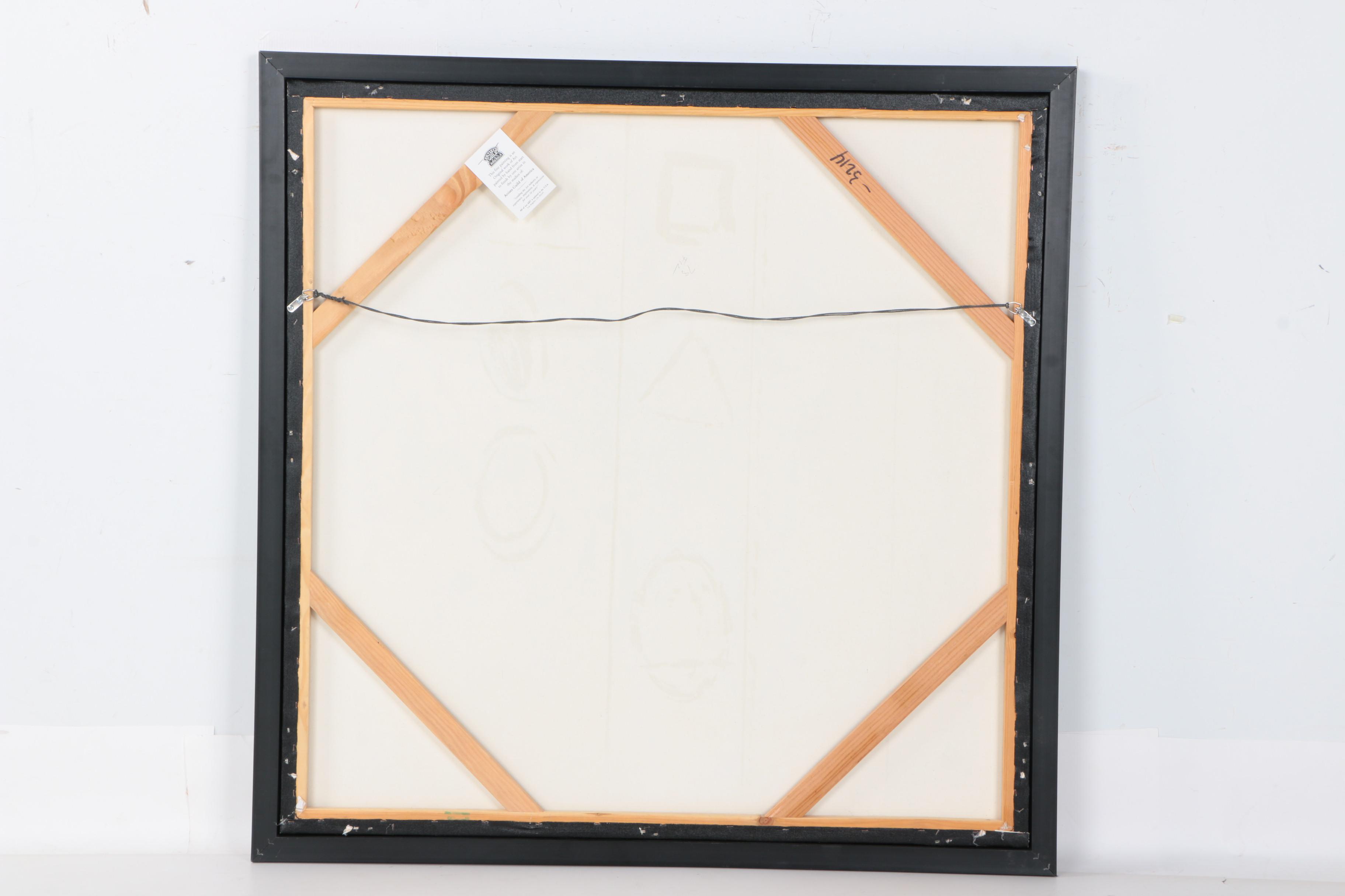 Max Abstract Acrylic Painting on Canvas