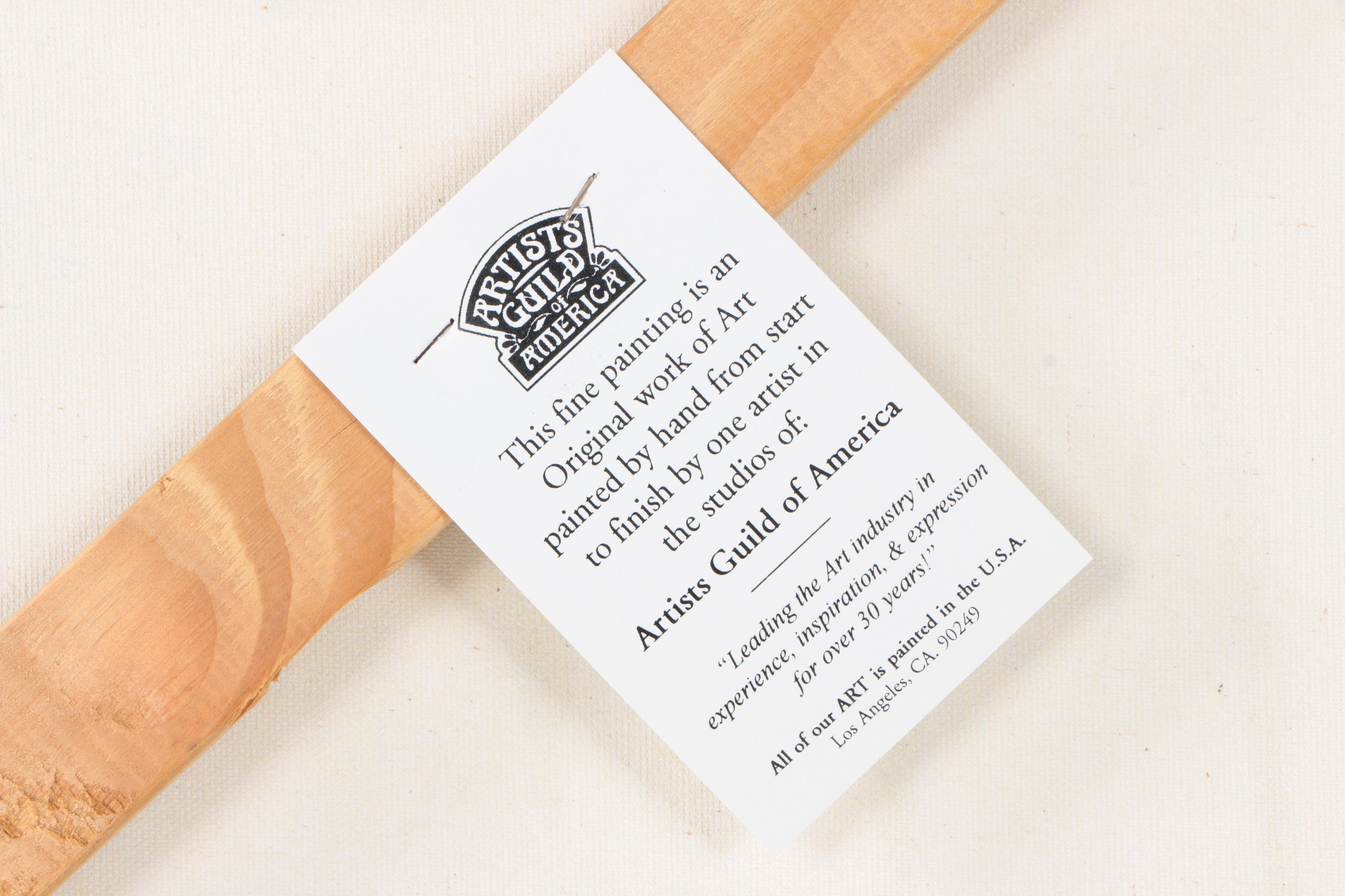 Max Abstract Acrylic Painting on Canvas