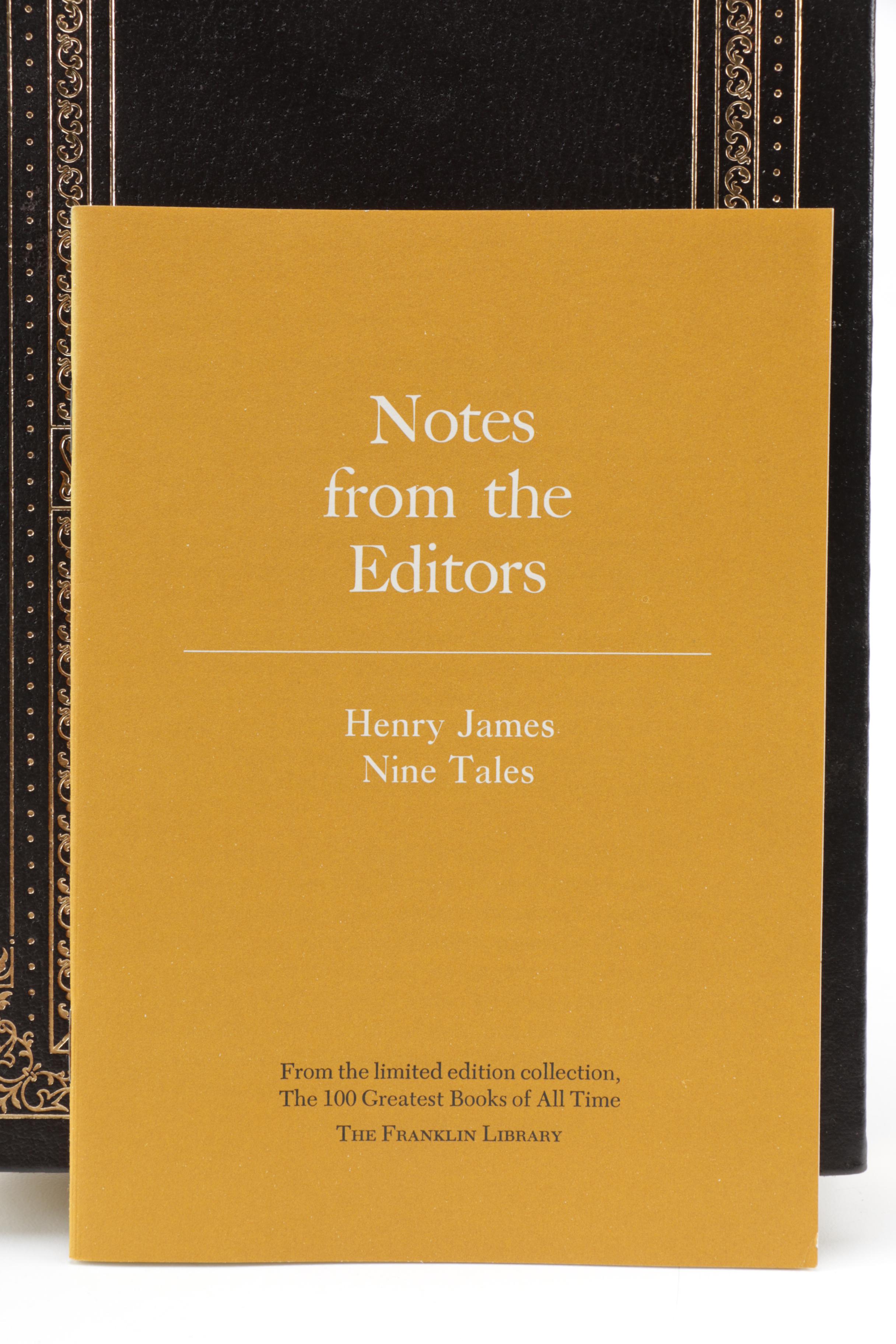 Franklin Library "100 Greatest Books of All Time" Books Including Henry James