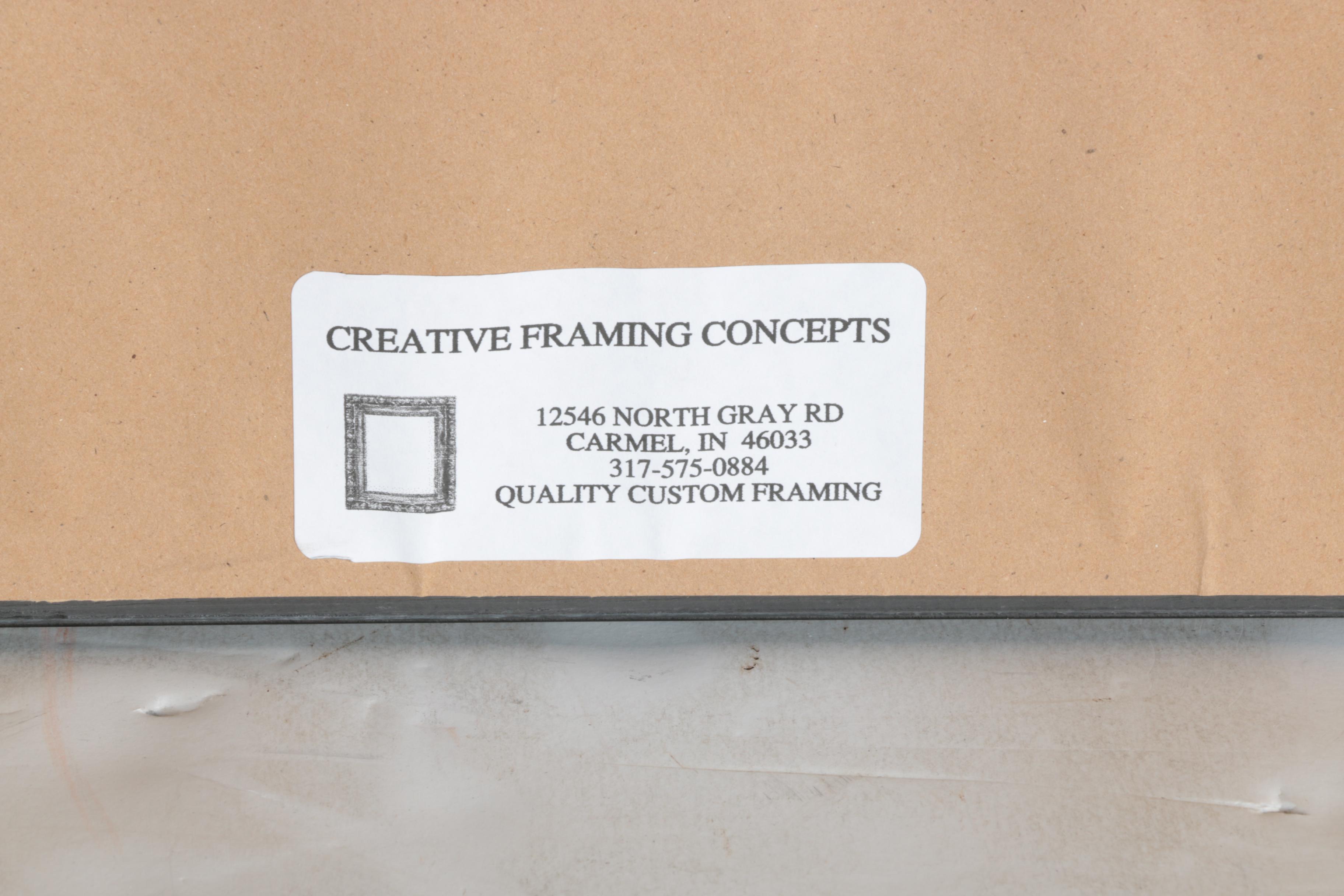 Offset Lithograph After 1925 Photograph of the Eiffel Tower "Views of Paris"