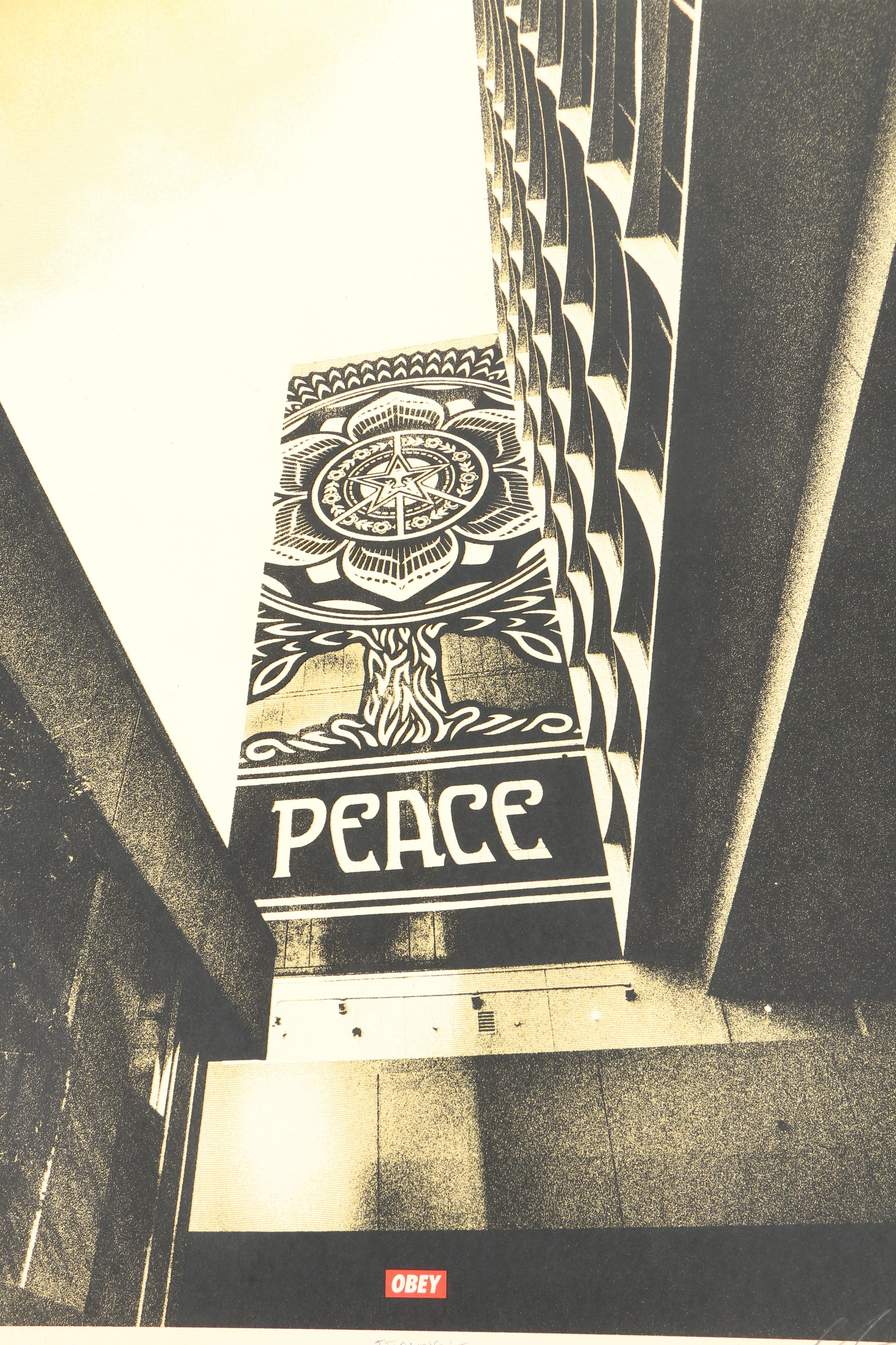 Shephard Fairey and Jon Furlong Limited Edition Serigraph "Covert to Overt"