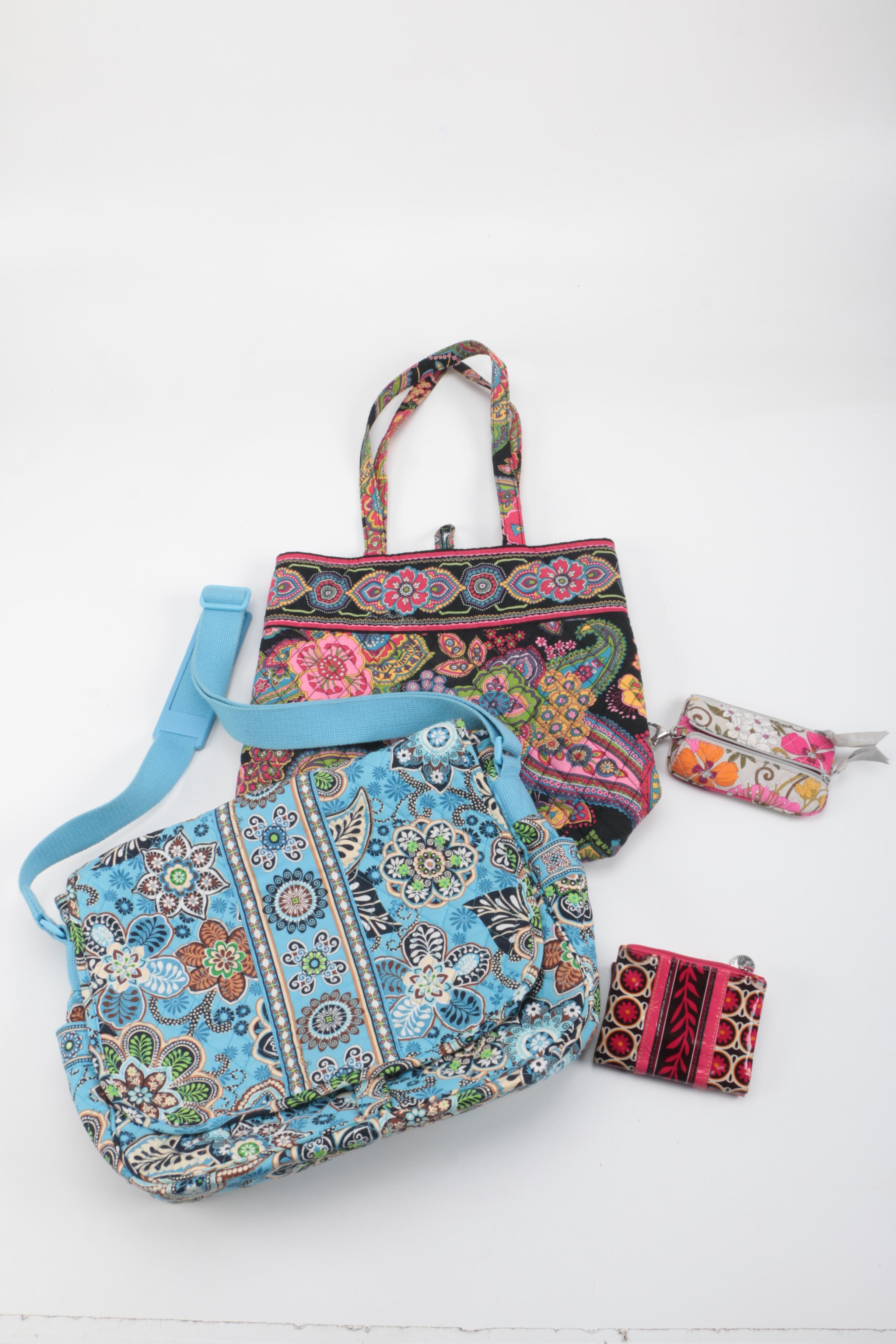 Four Assorted Vera Bradley Bags and Wallets