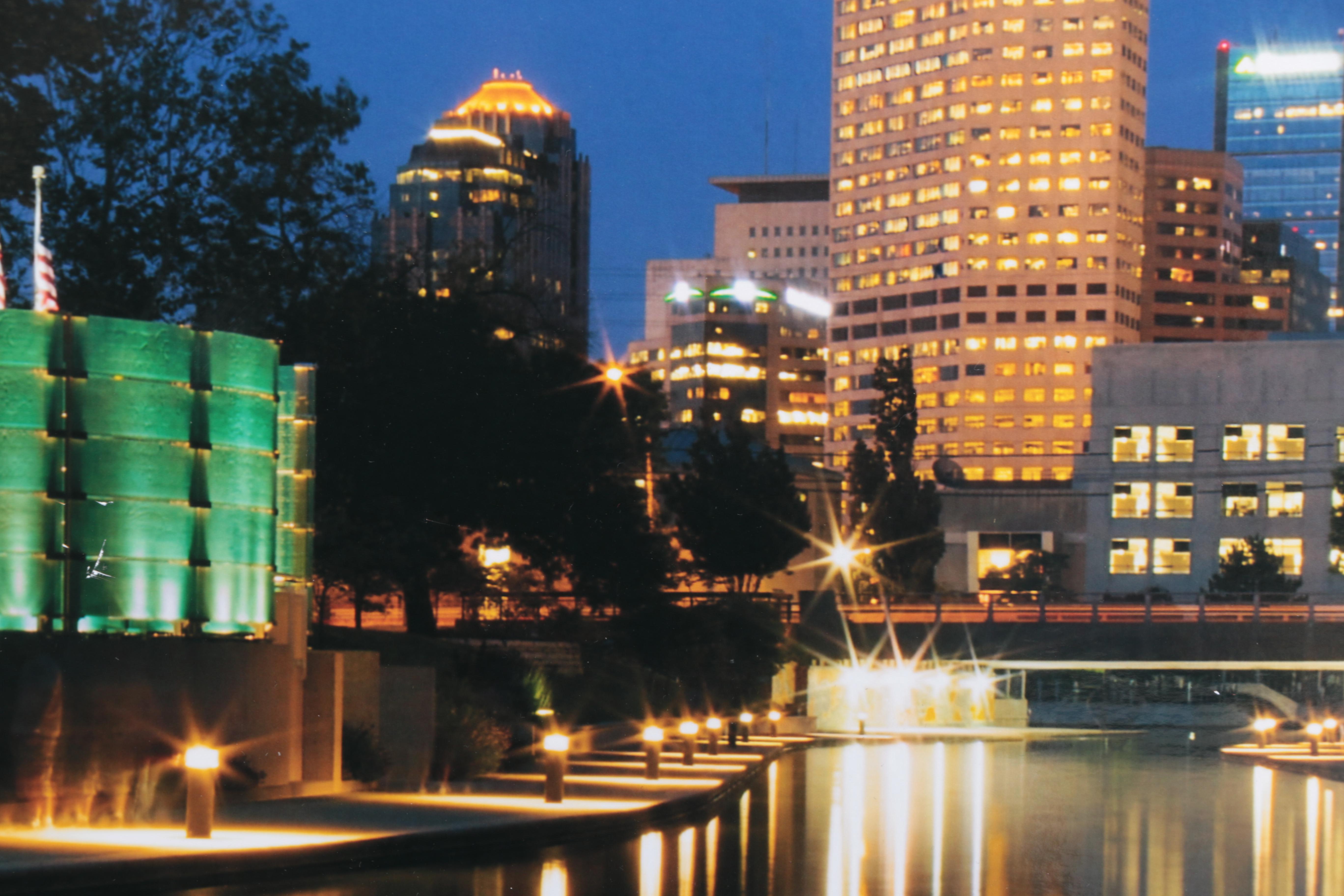 Digital Photograph of Indianapolis White River Trail by Conrad Piccirillo