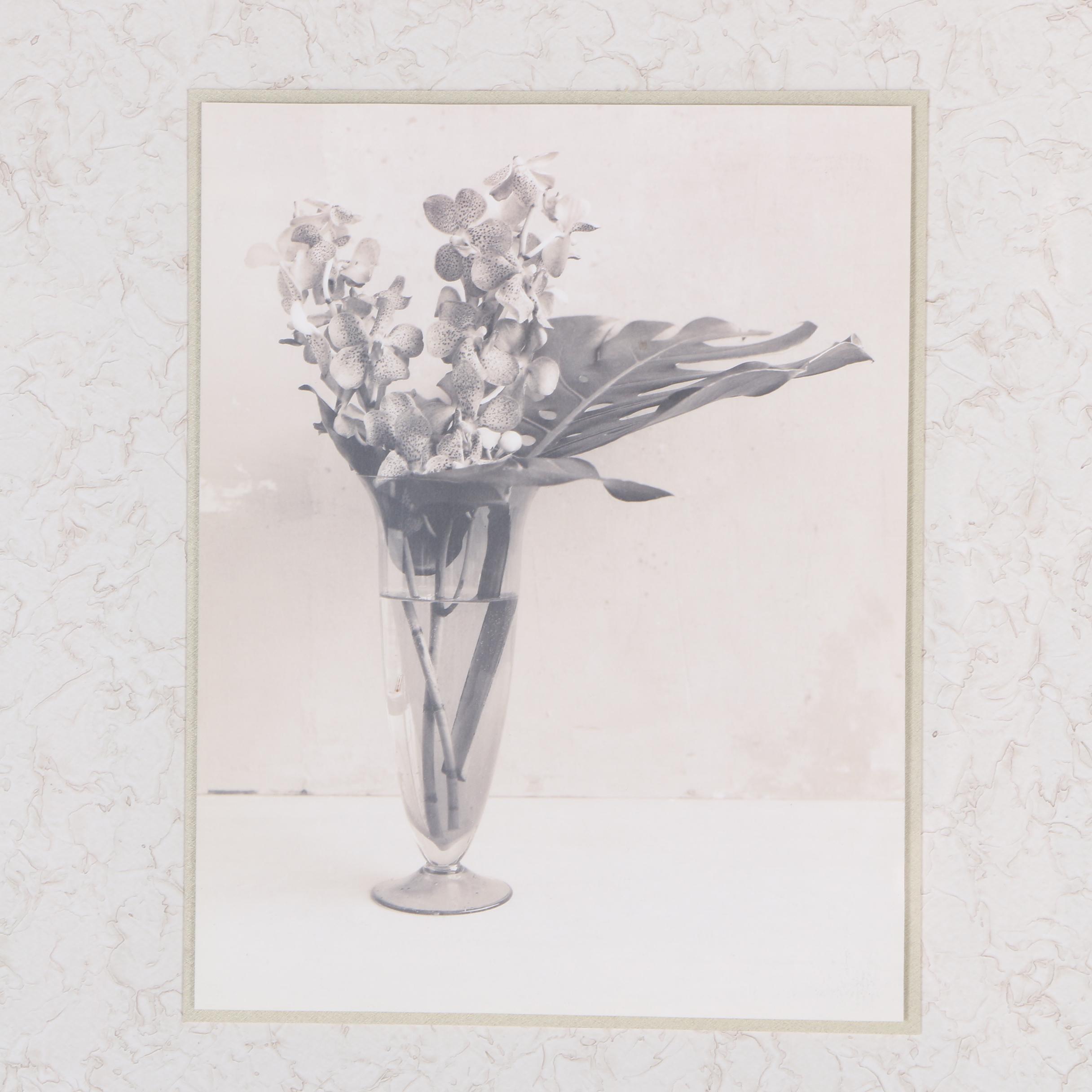 After Adriene Veninger Offset Lithographs "Floral 1" and "Floral 9"