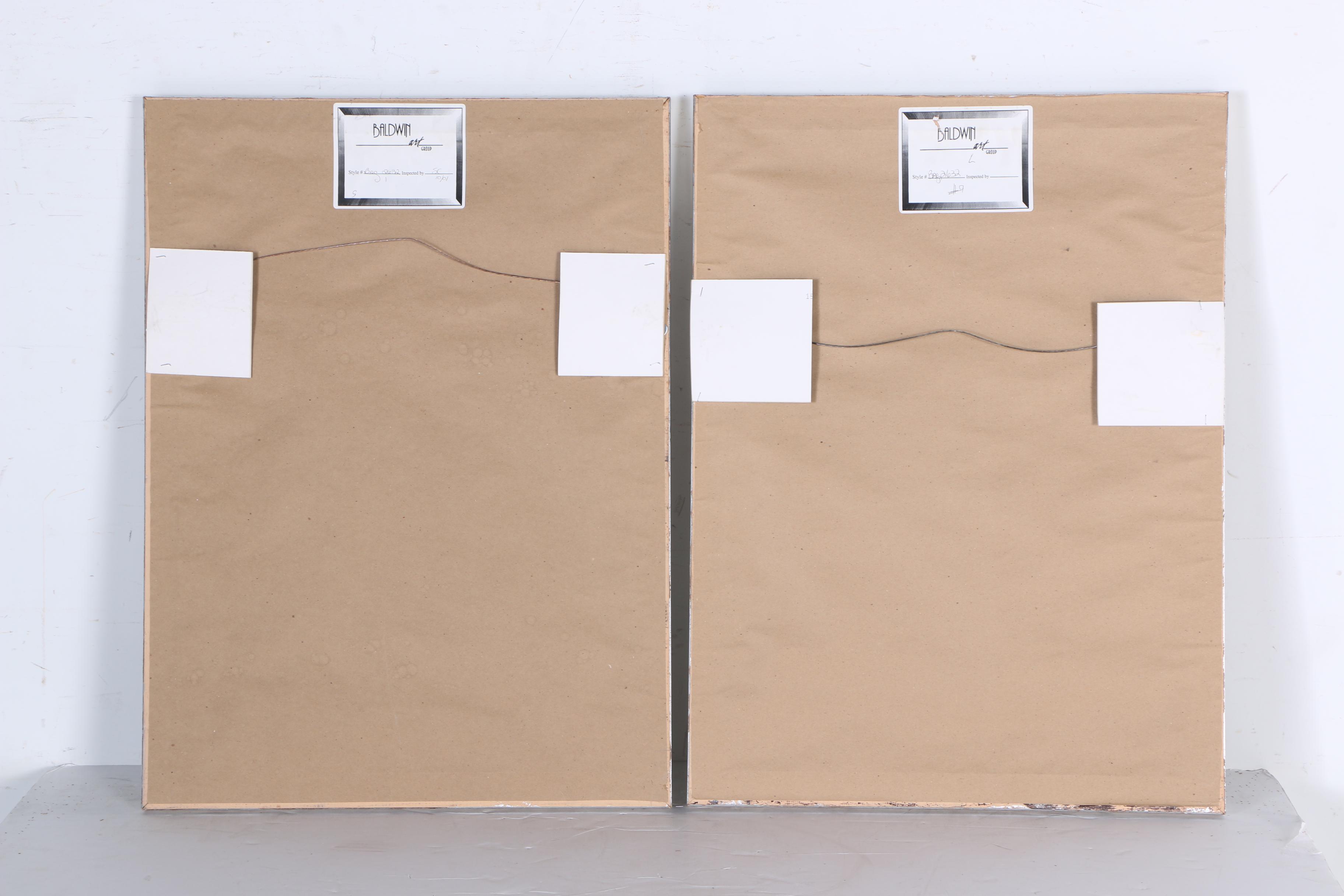 After Adriene Veninger Offset Lithographs "Floral 1" and "Floral 9"