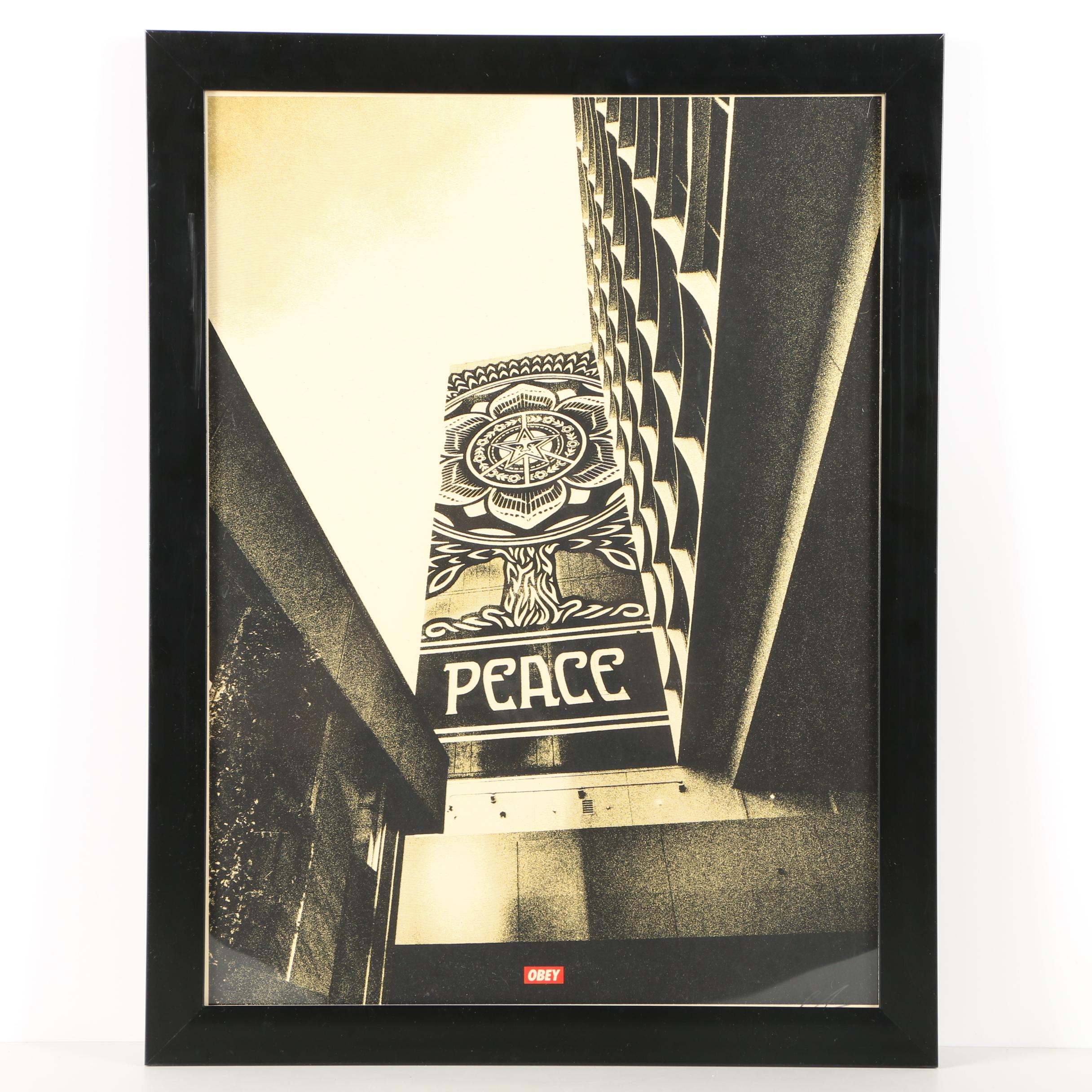 Shephard Fairey and Jon Furlong Limited Edition Serigraph "Covert to Overt"