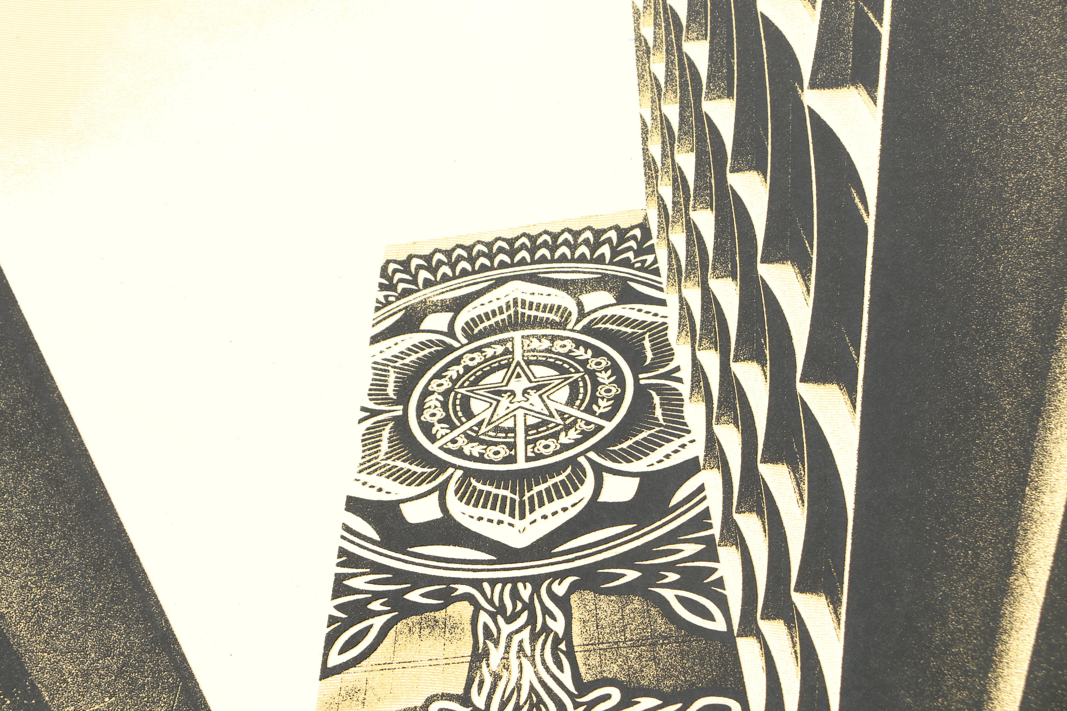 Shephard Fairey and Jon Furlong Limited Edition Serigraph "Covert to Overt"