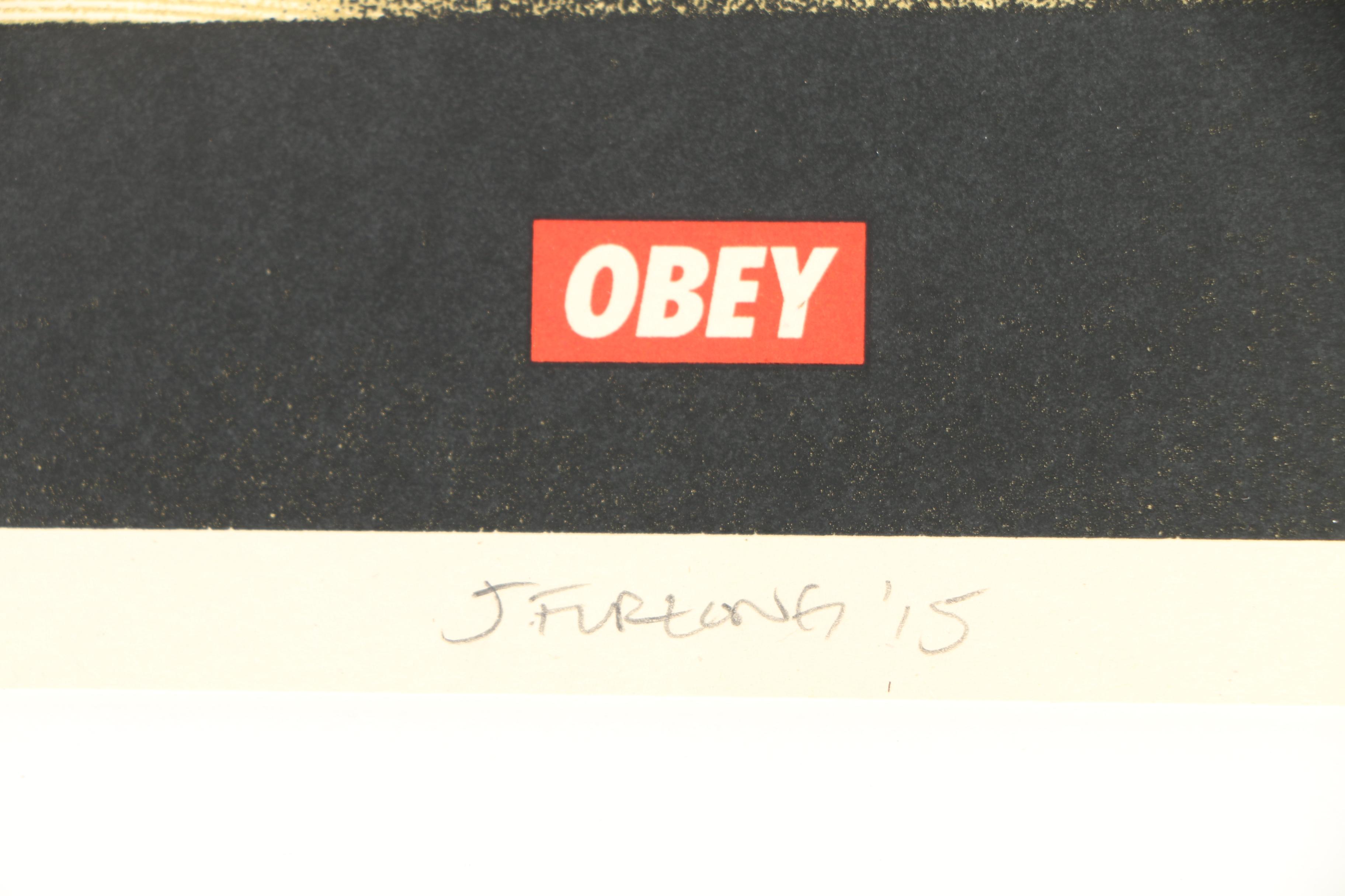 Shephard Fairey and Jon Furlong Limited Edition Serigraph "Covert to Overt"