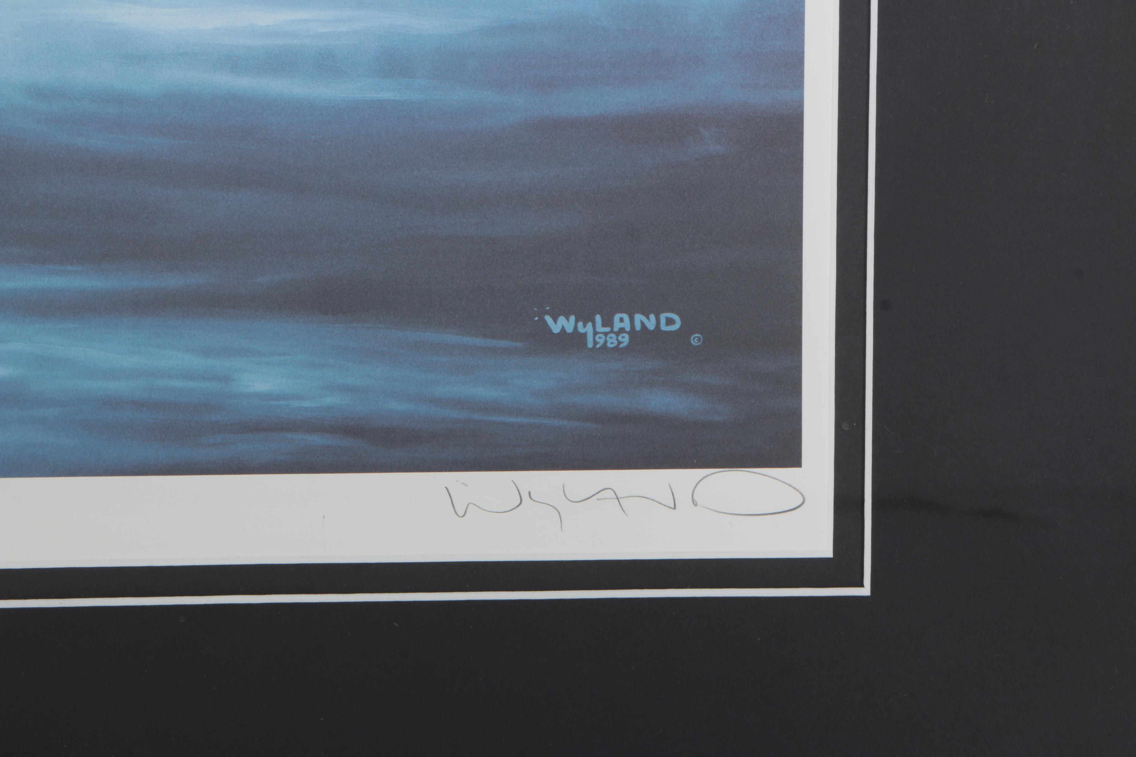 Robert Wyland Limited Edition Offset Lithograph "Tails of Great Whales"