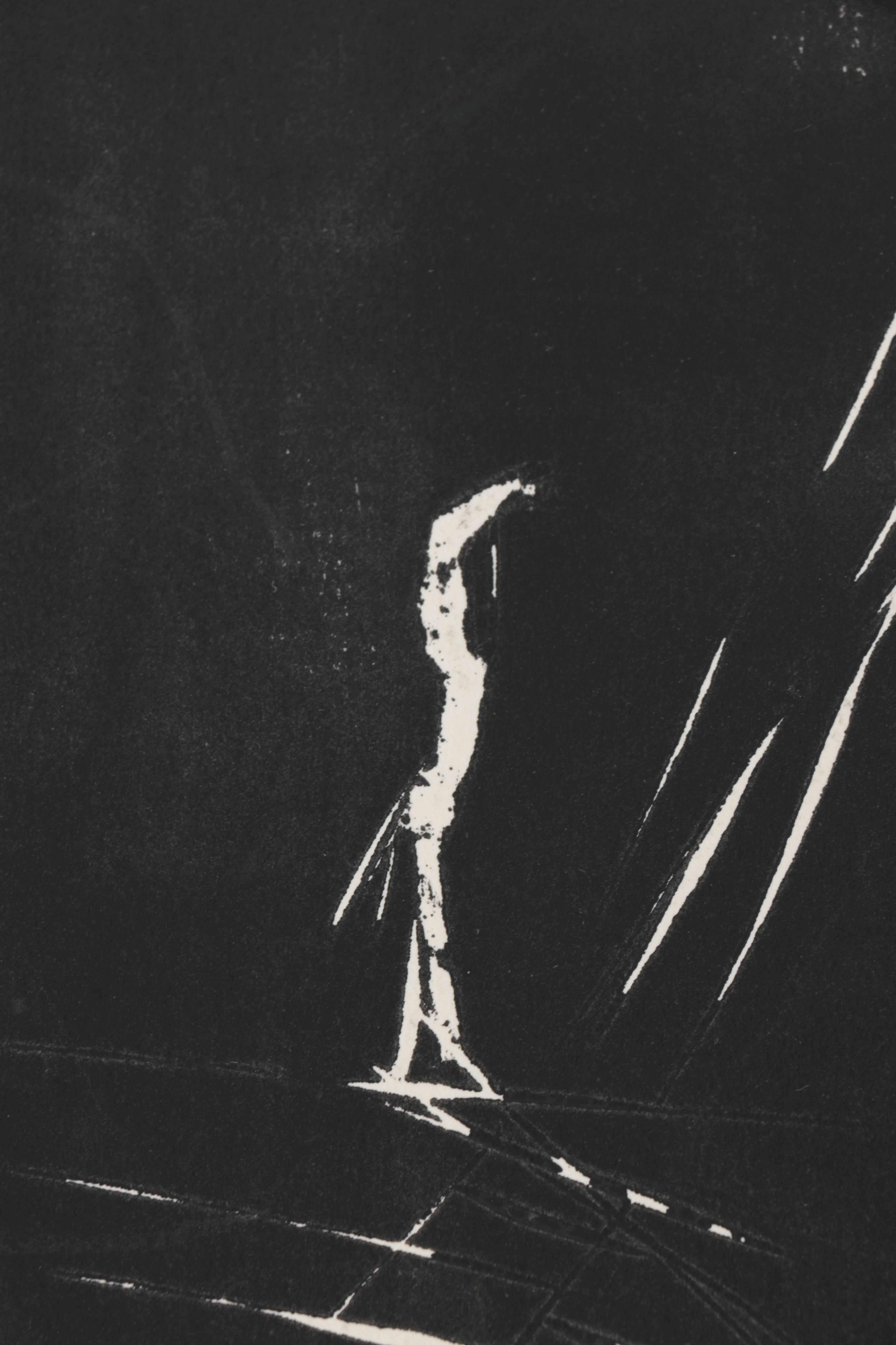 Abstract Relief Prints on Paper