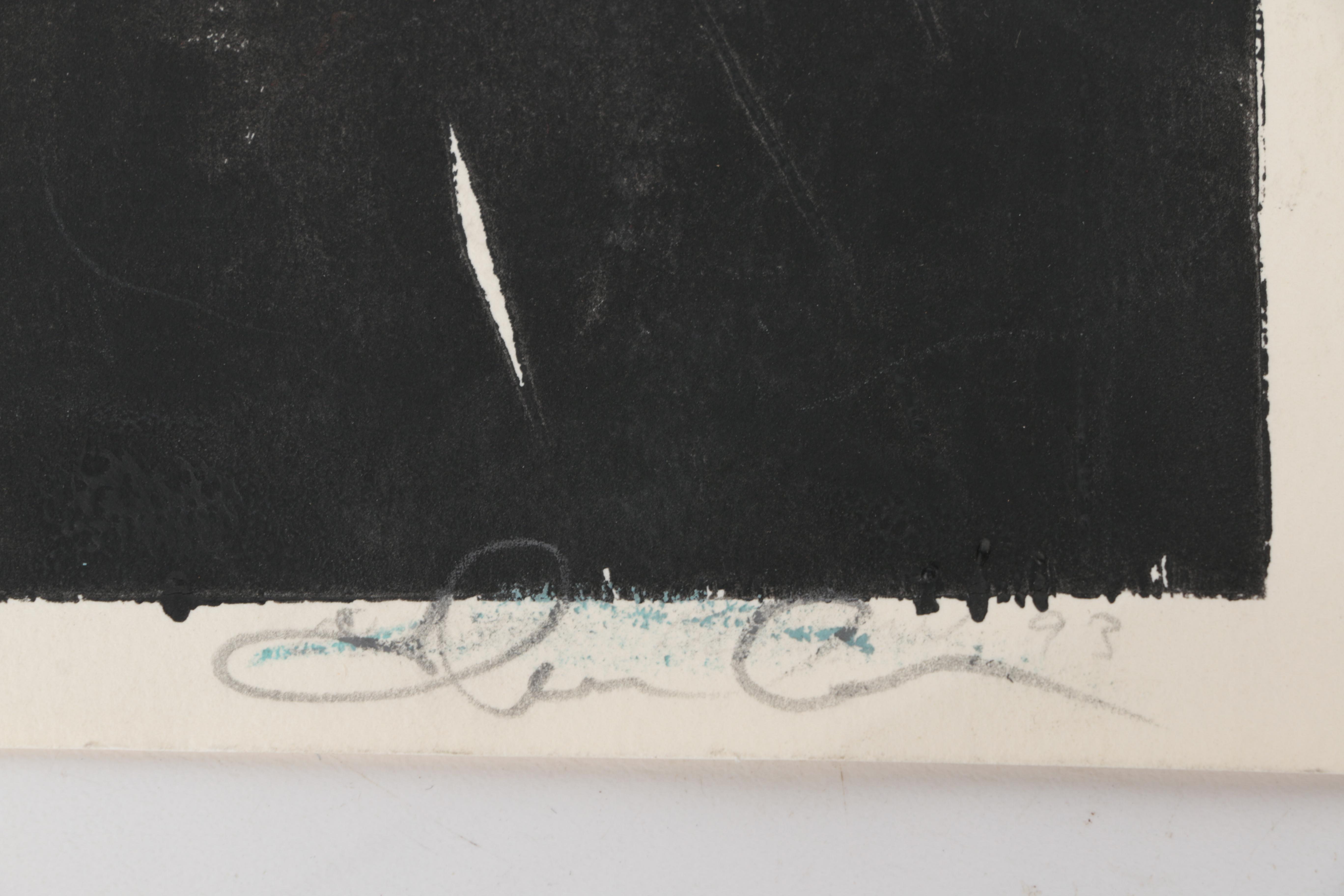 Abstract Relief Prints on Paper