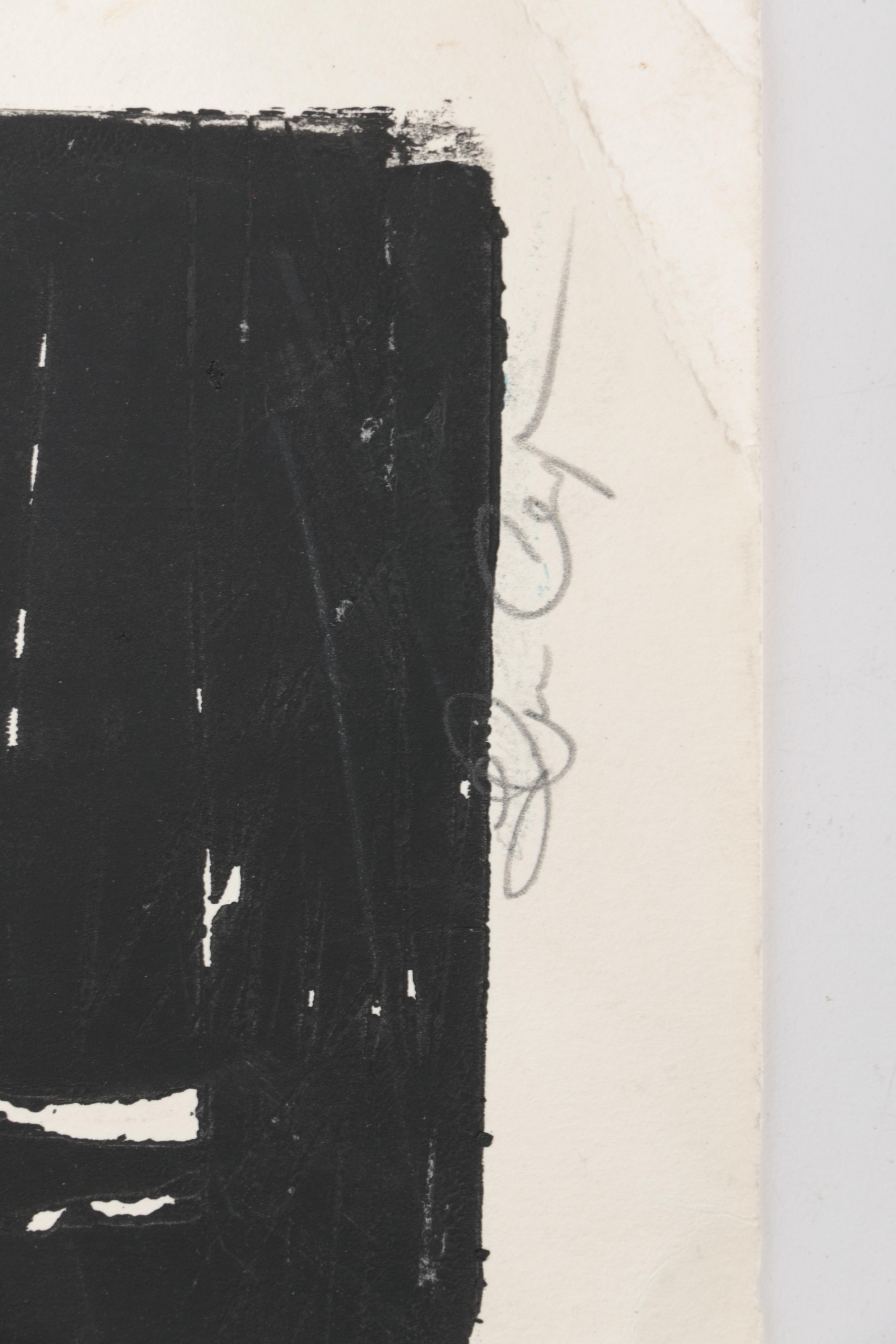 Abstract Relief Prints on Paper