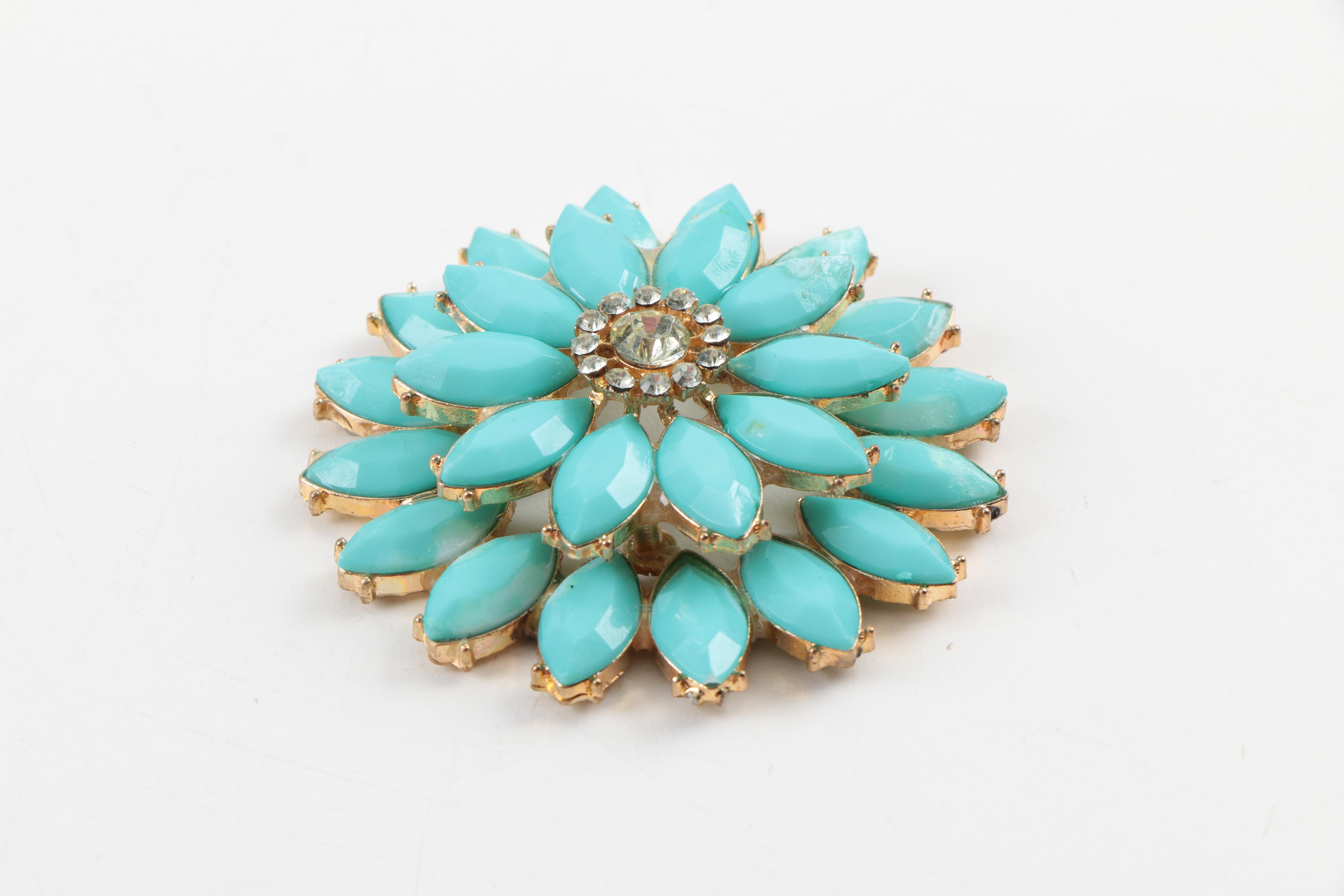 Assorted Costume Jewelry Including a Moonstone Bracelet