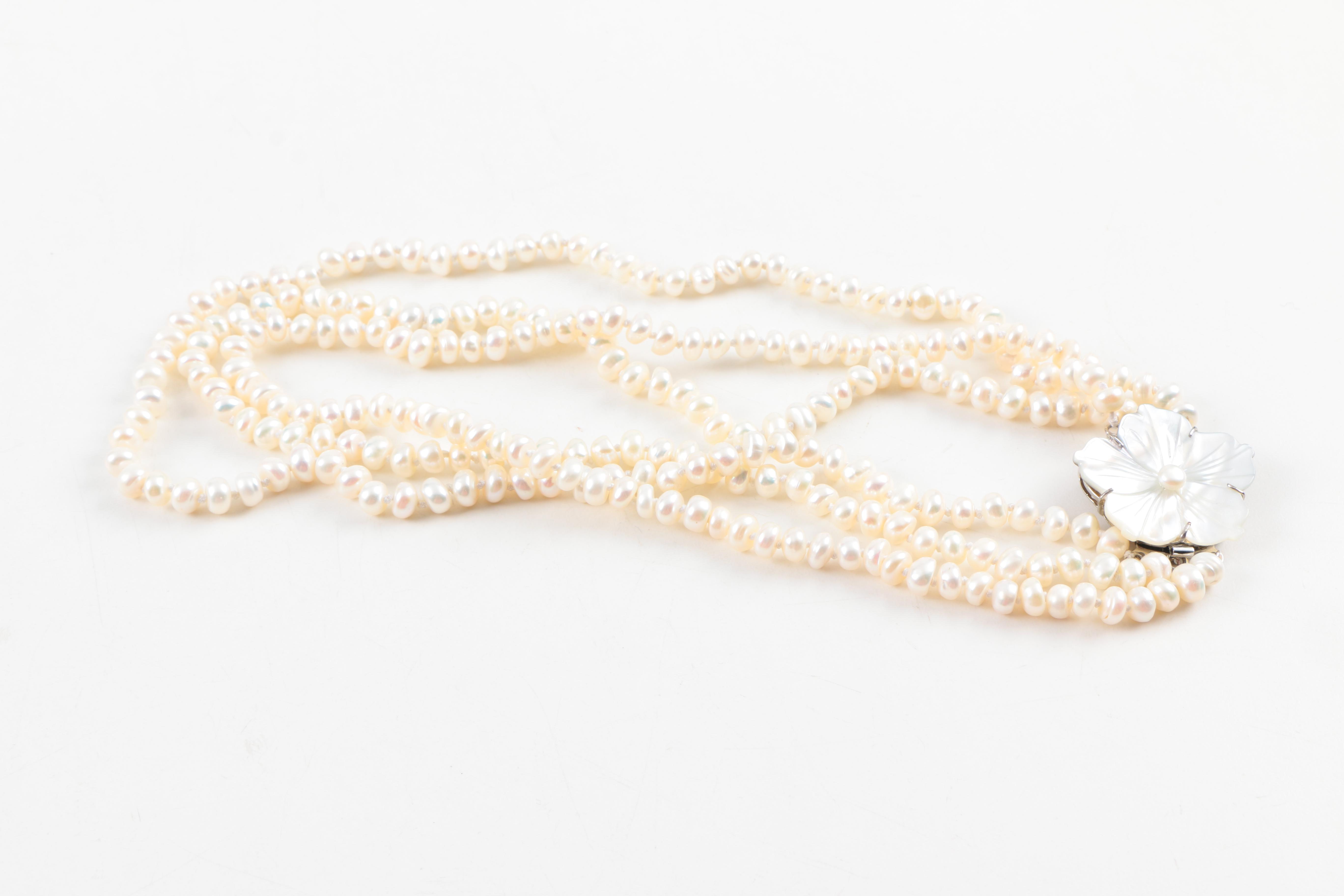 Assorted Costume Jewelry Including a Moonstone Bracelet