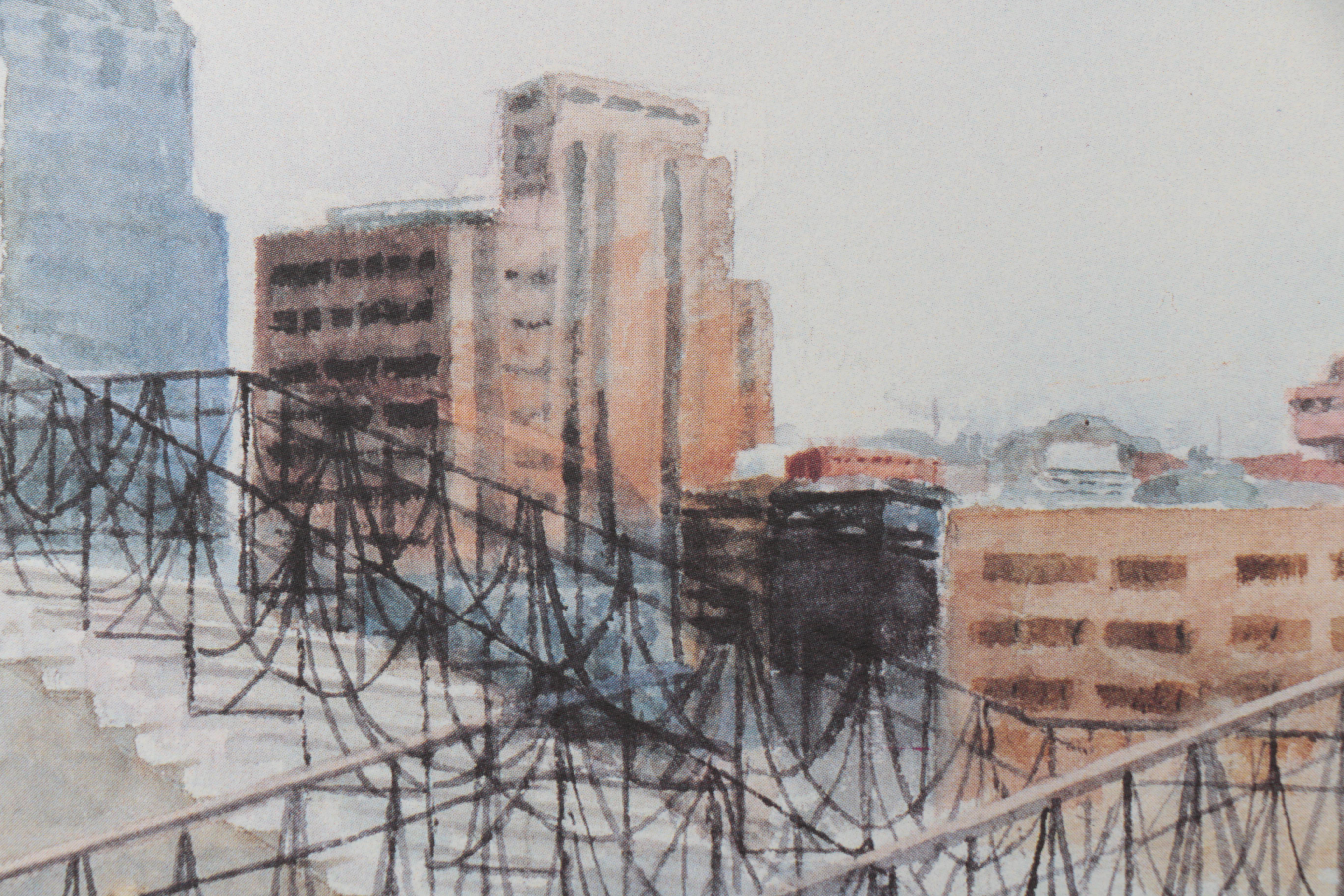 Collection of Betty C. Boyle Limited Edition Offset Lithographs "Skyline Steps"