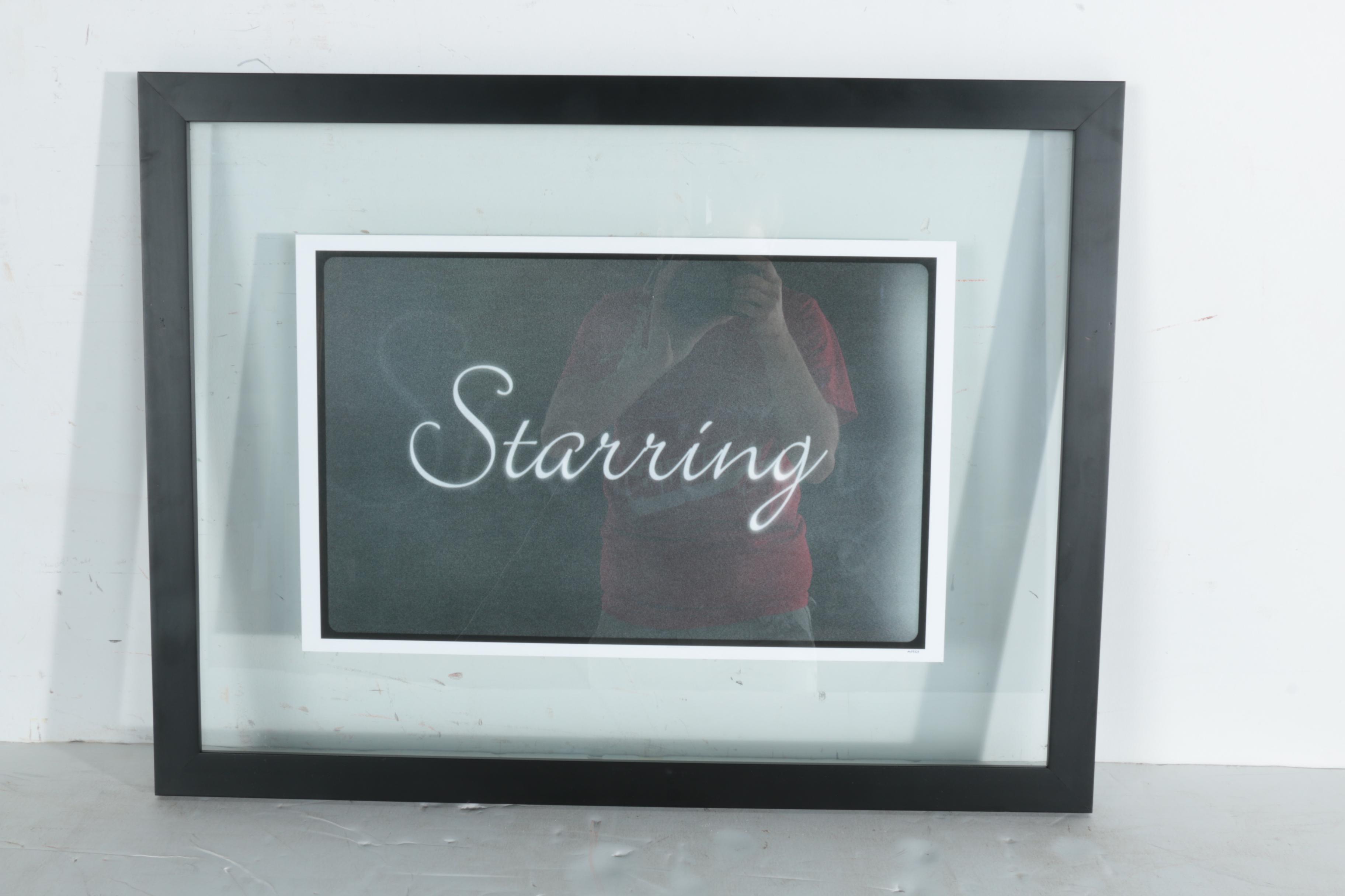 Giclee Prints of Film Leader Stills