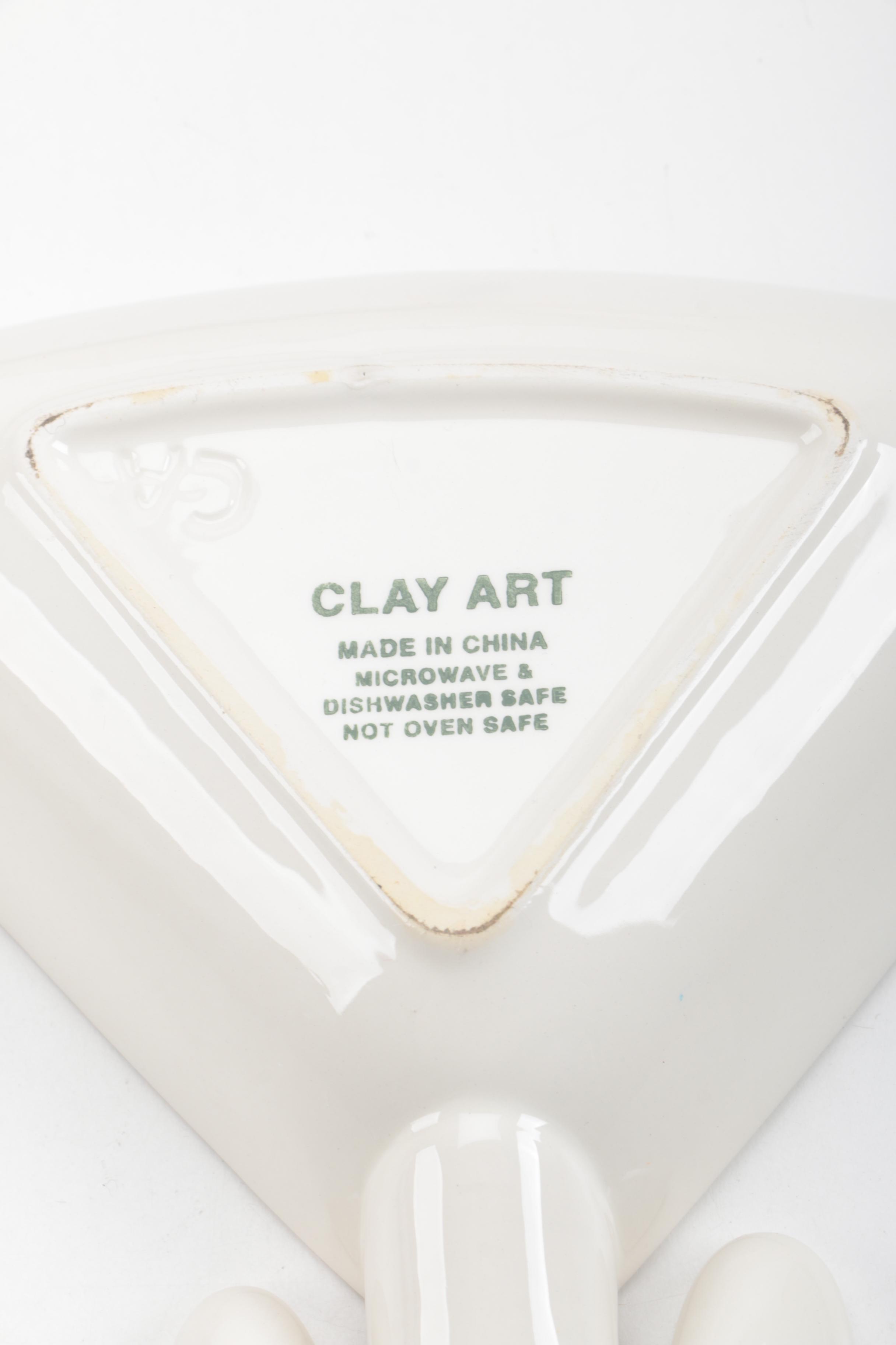 Selection of ClayArt Serving Ware and Turntable